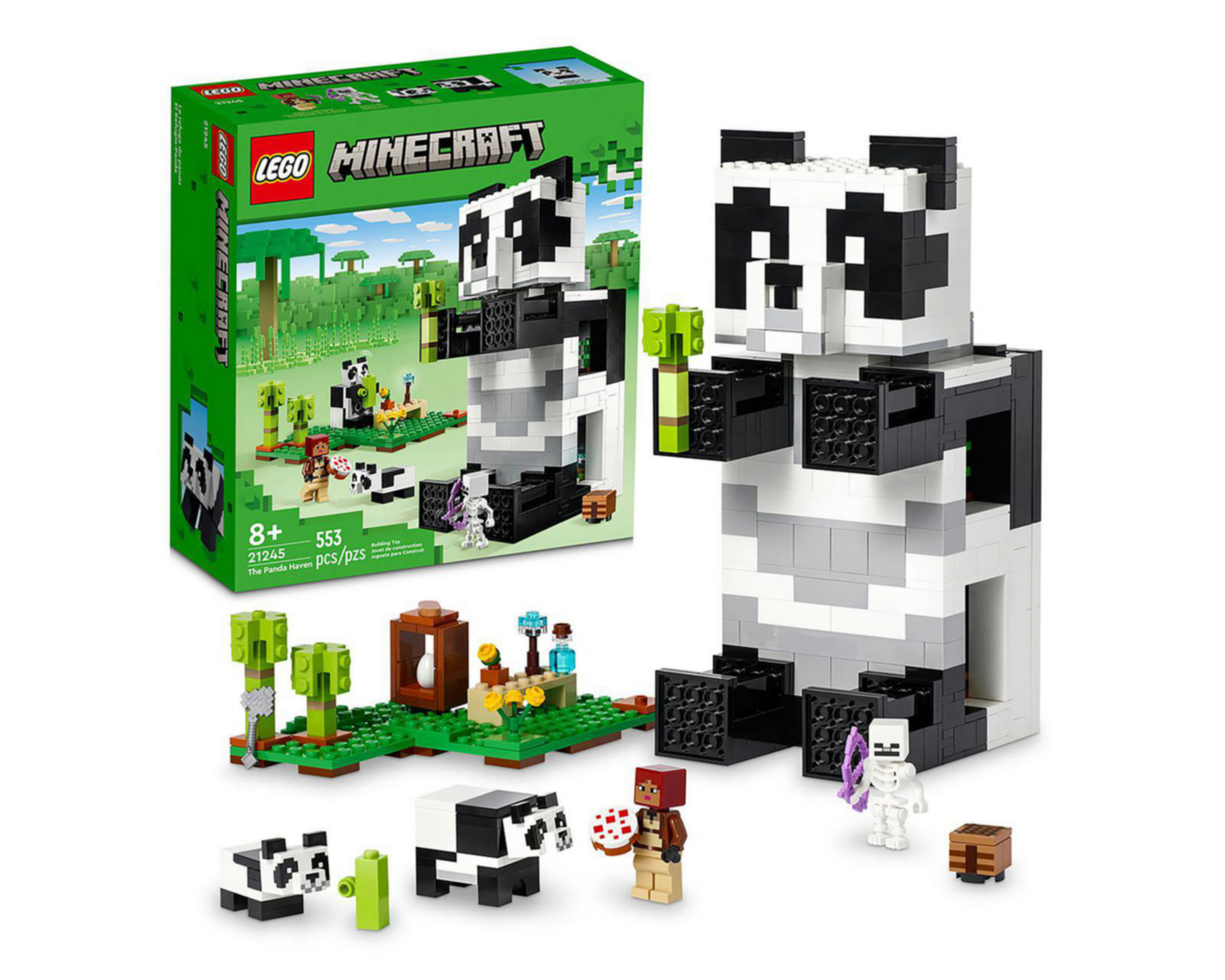 Foto 2 pulgar | LEGO Minecraft: El Refugio-Panda