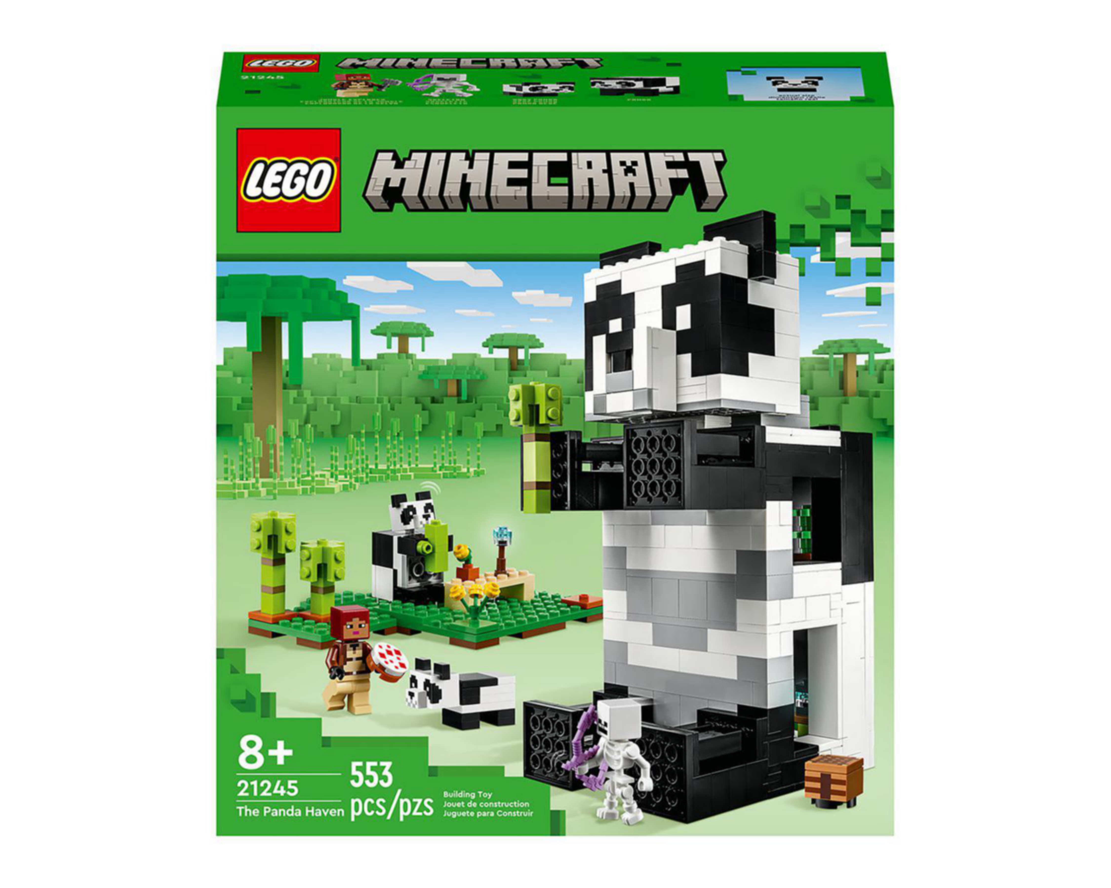 Foto 3 pulgar | LEGO Minecraft: El Refugio-Panda