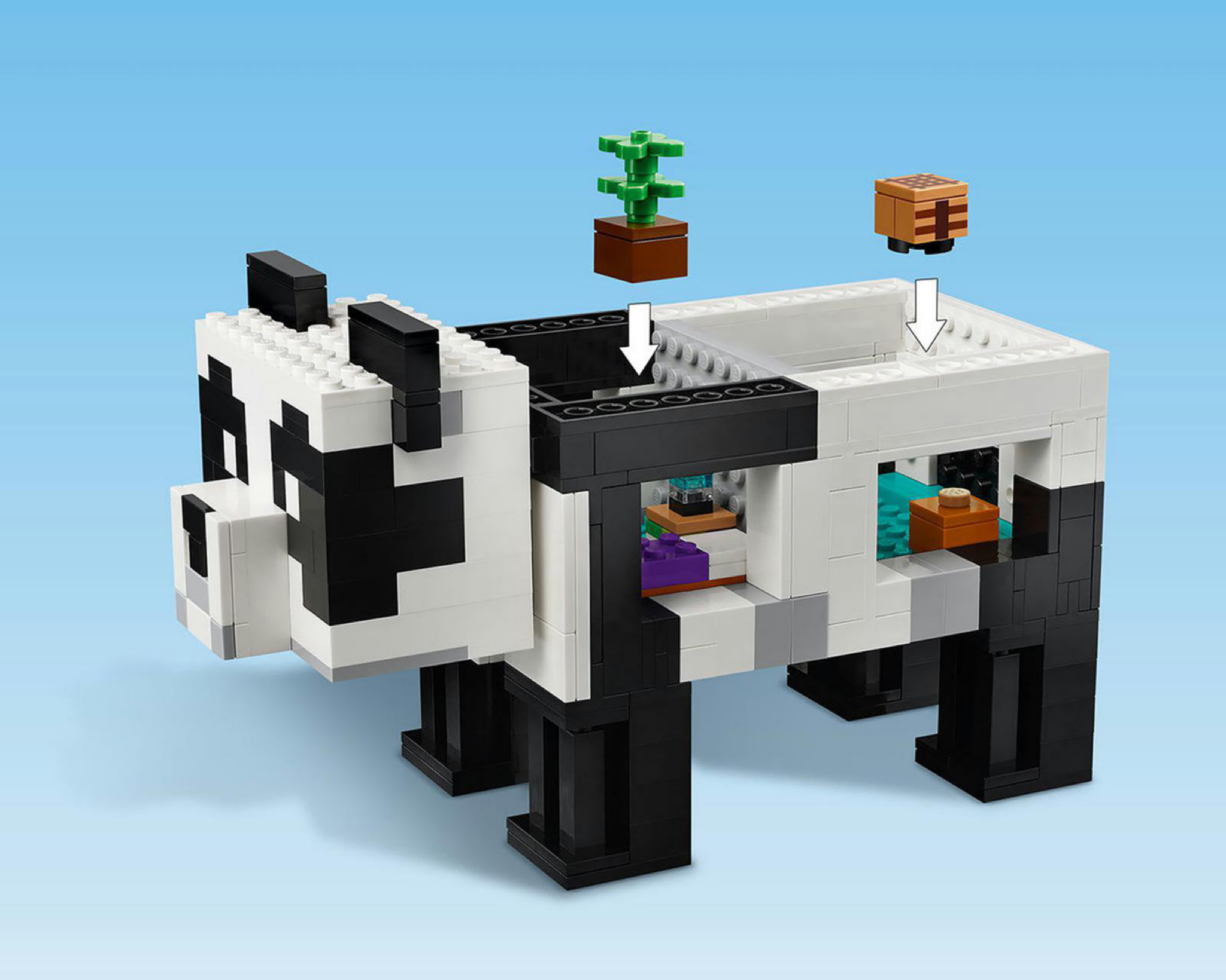 Foto 7 pulgar | LEGO Minecraft: El Refugio-Panda