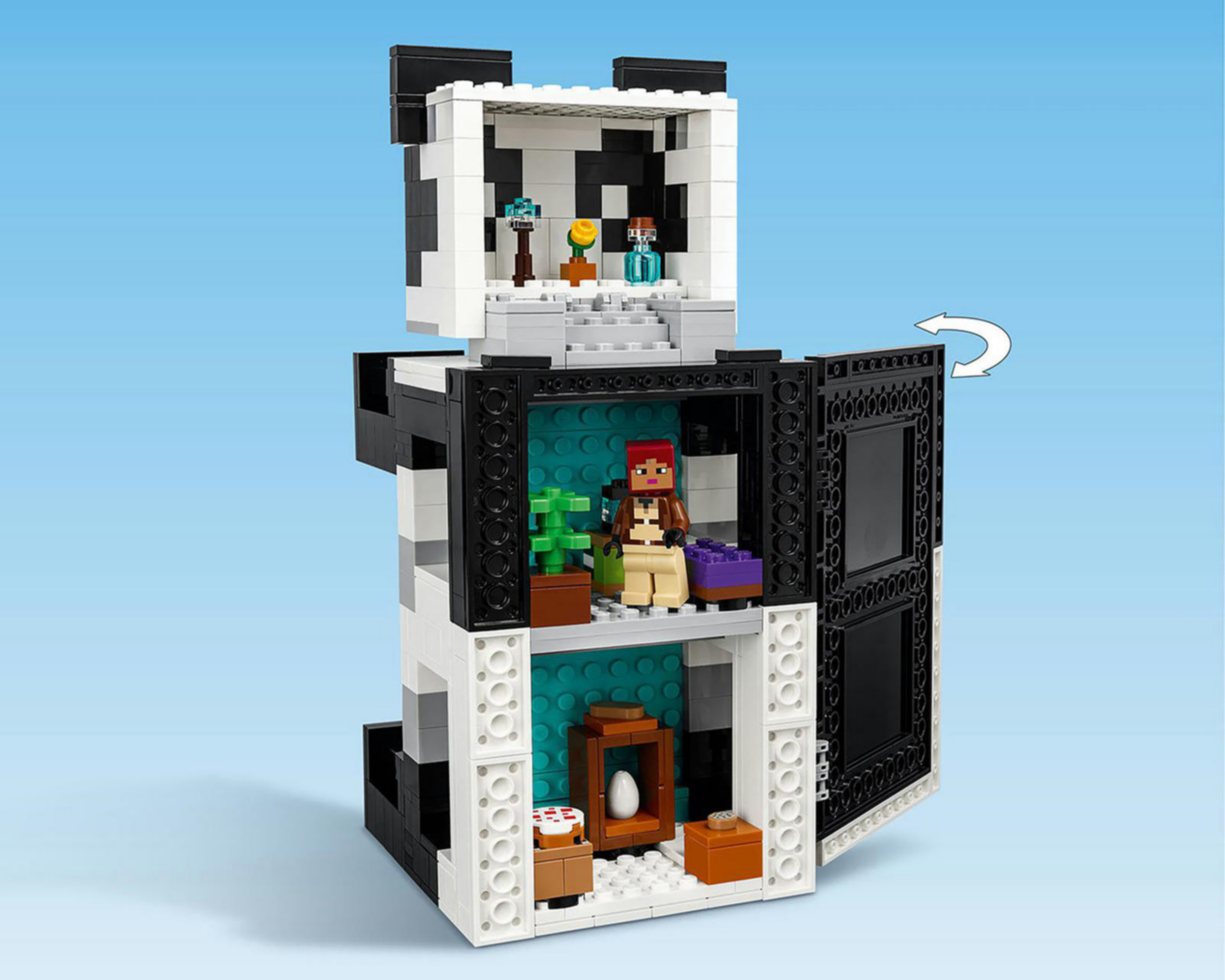 Foto 8 pulgar | LEGO Minecraft: El Refugio-Panda