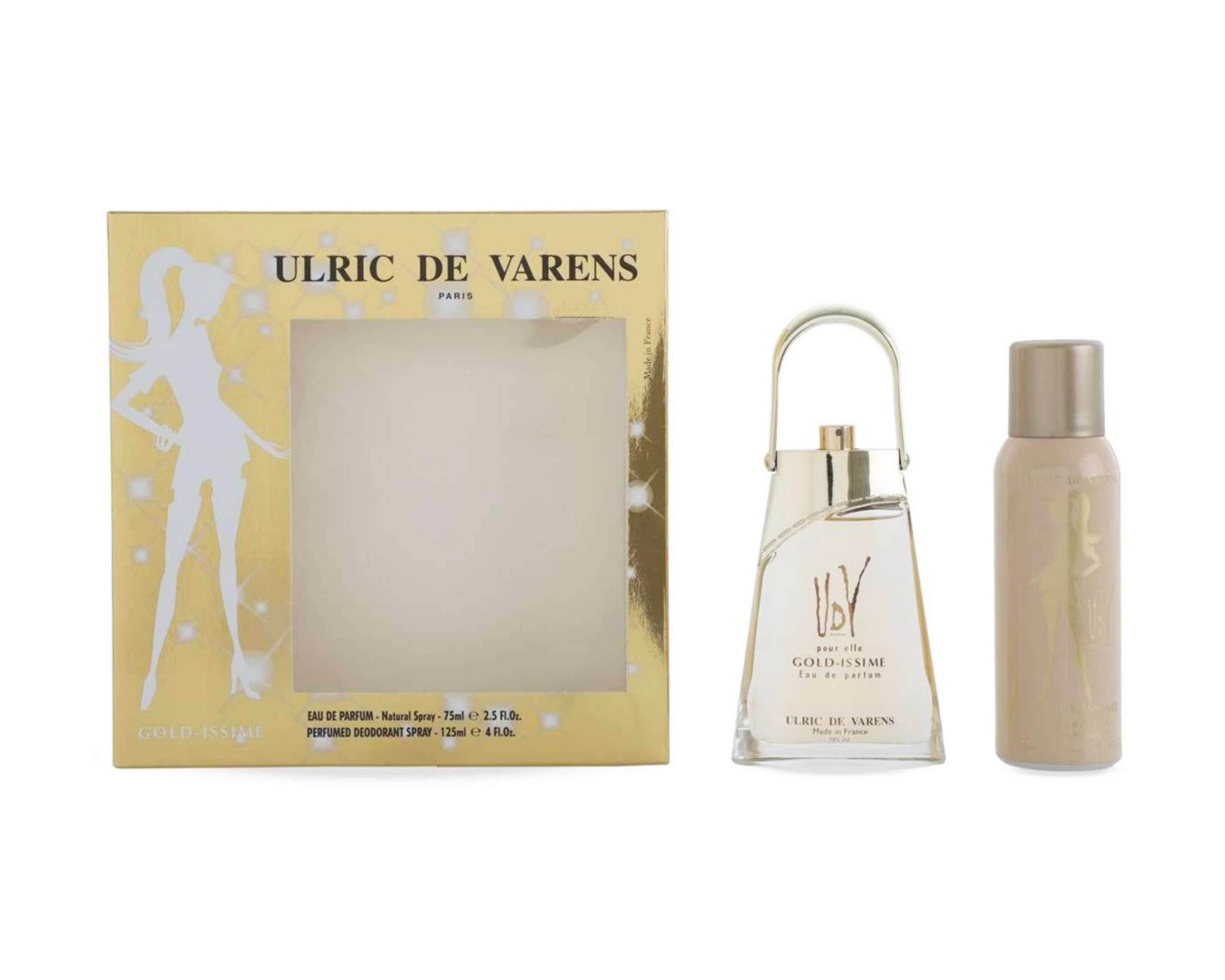 Estuche para Mujer Ulric de Varens UDV Gold Issime 2 Piezas $249