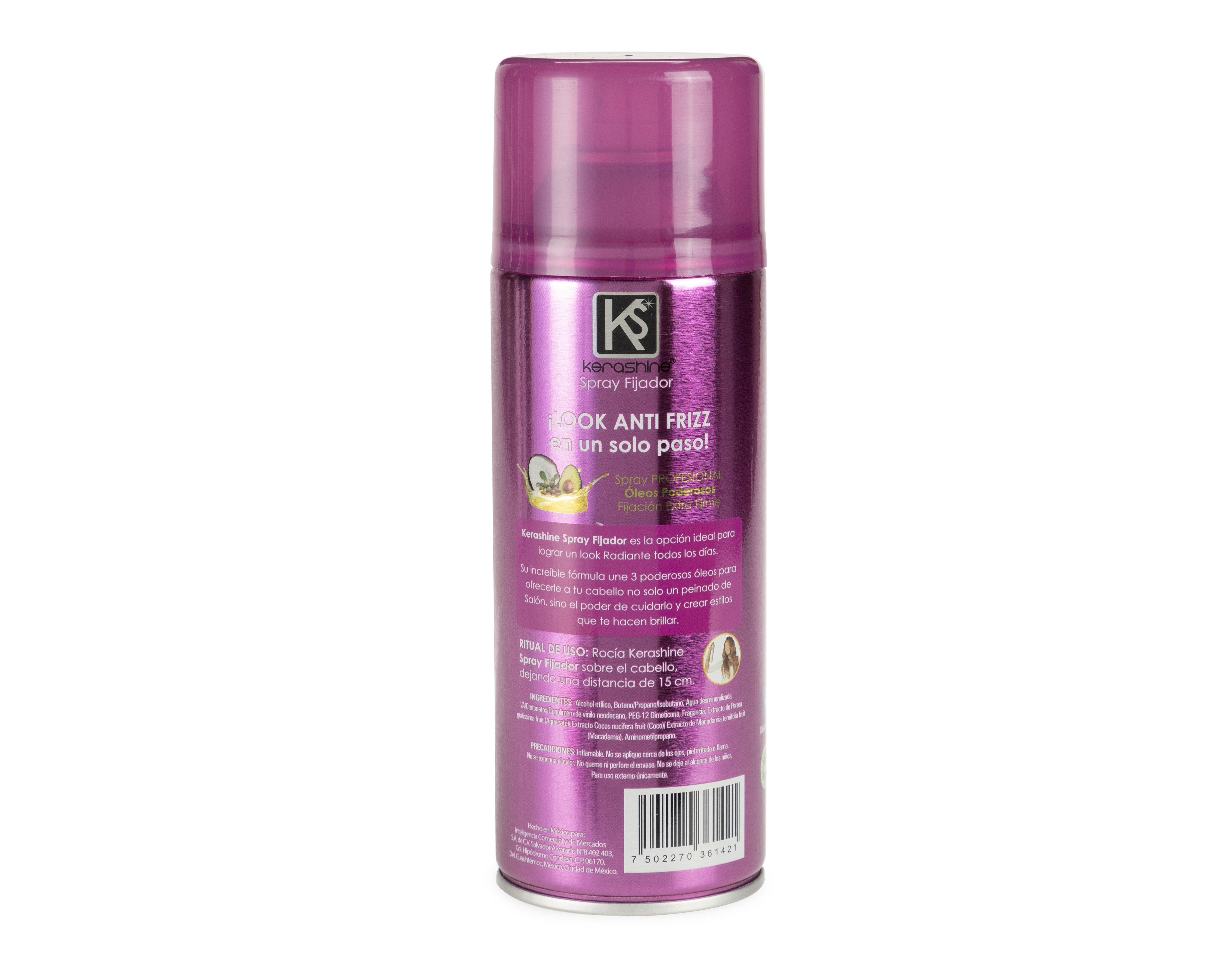 Foto 3 pulgar | Spray Fijador para Cabello Kerashine Óleos Poderosos 320 ml
