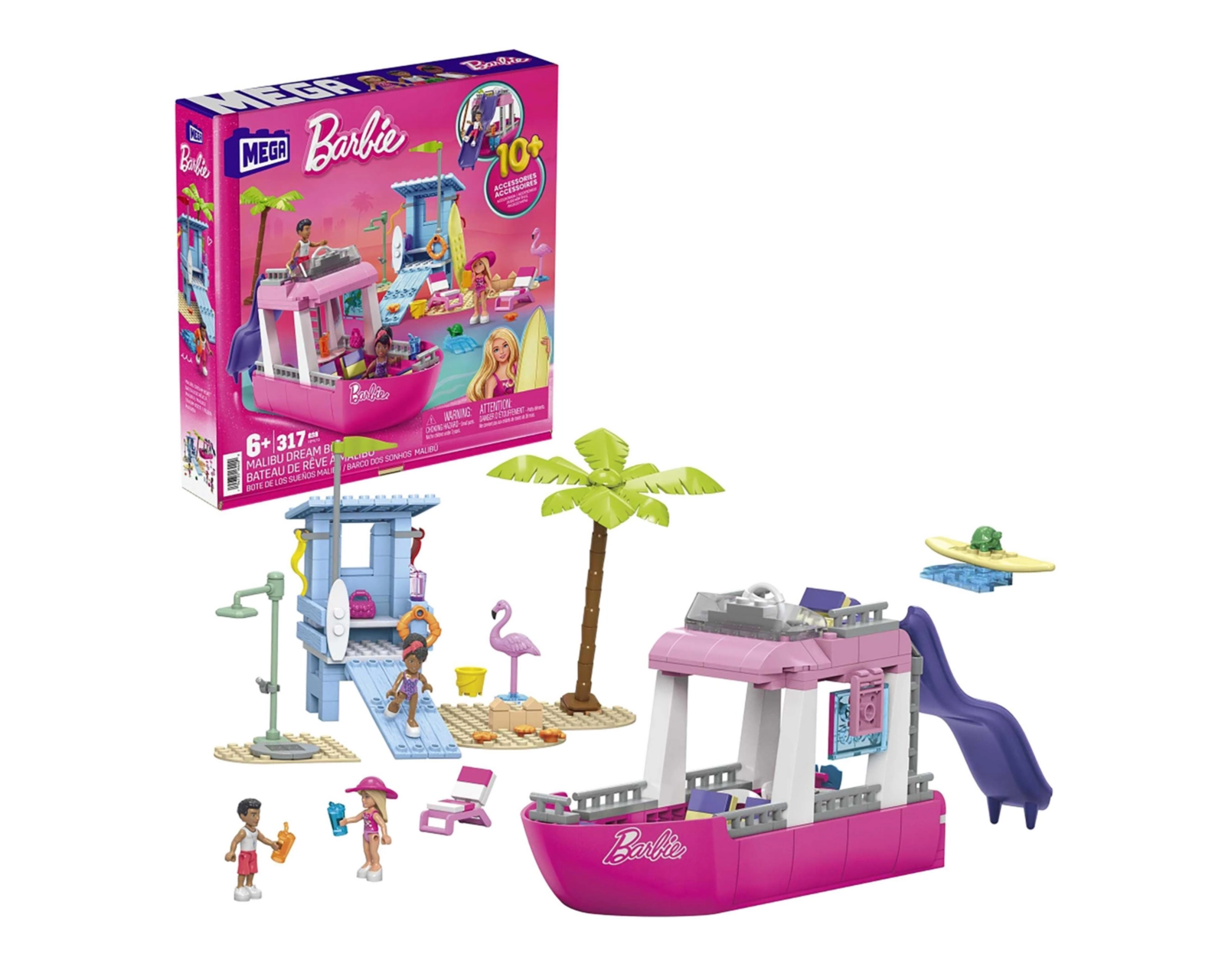 Bote de los Sueños Malibú Mega Barbie