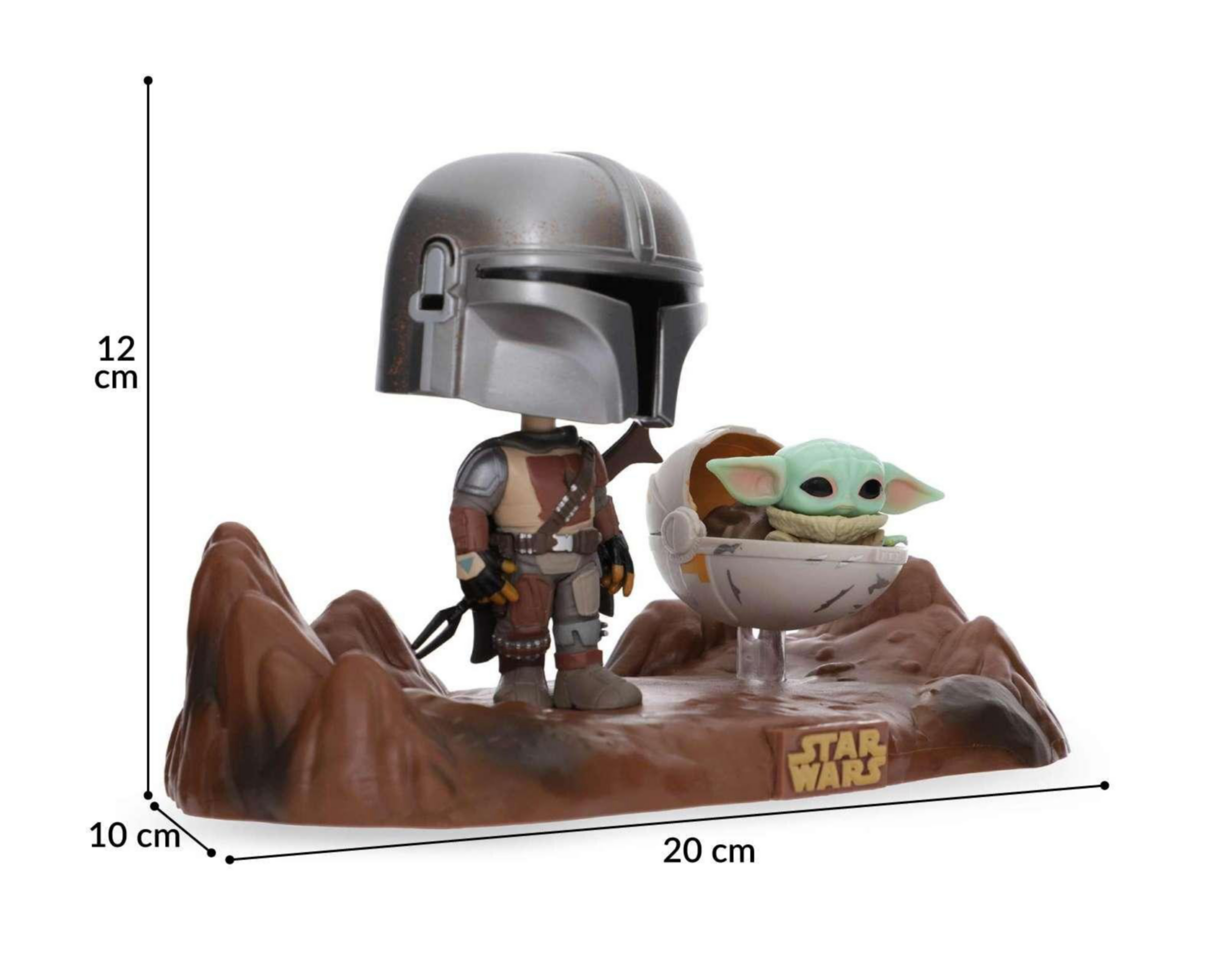 Foto 8 pulgar | Funko Star Wars Mandaloriano and Baby Yoda