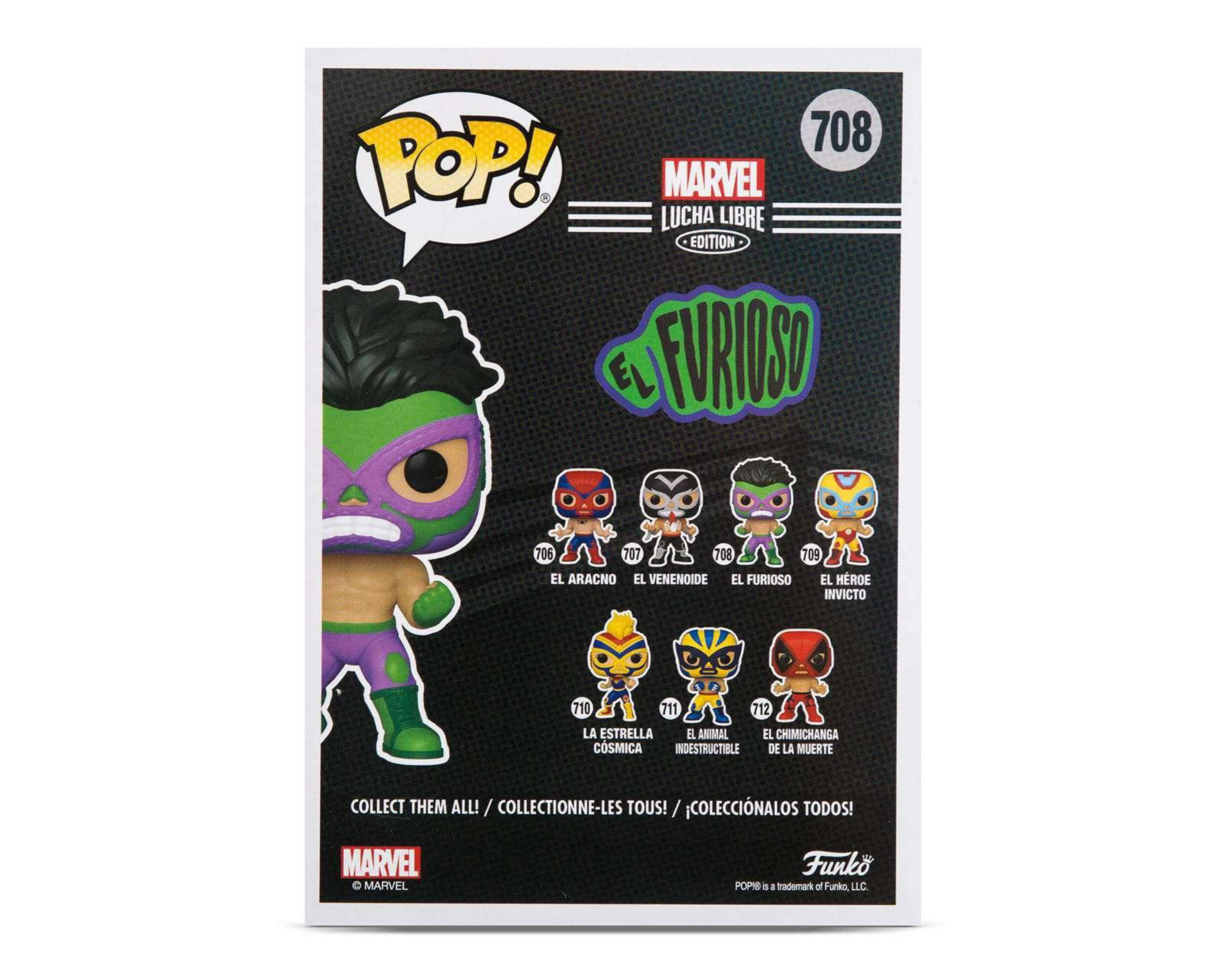 Foto 5 pulgar | Funko Marvel Lucha Libre El Furioso