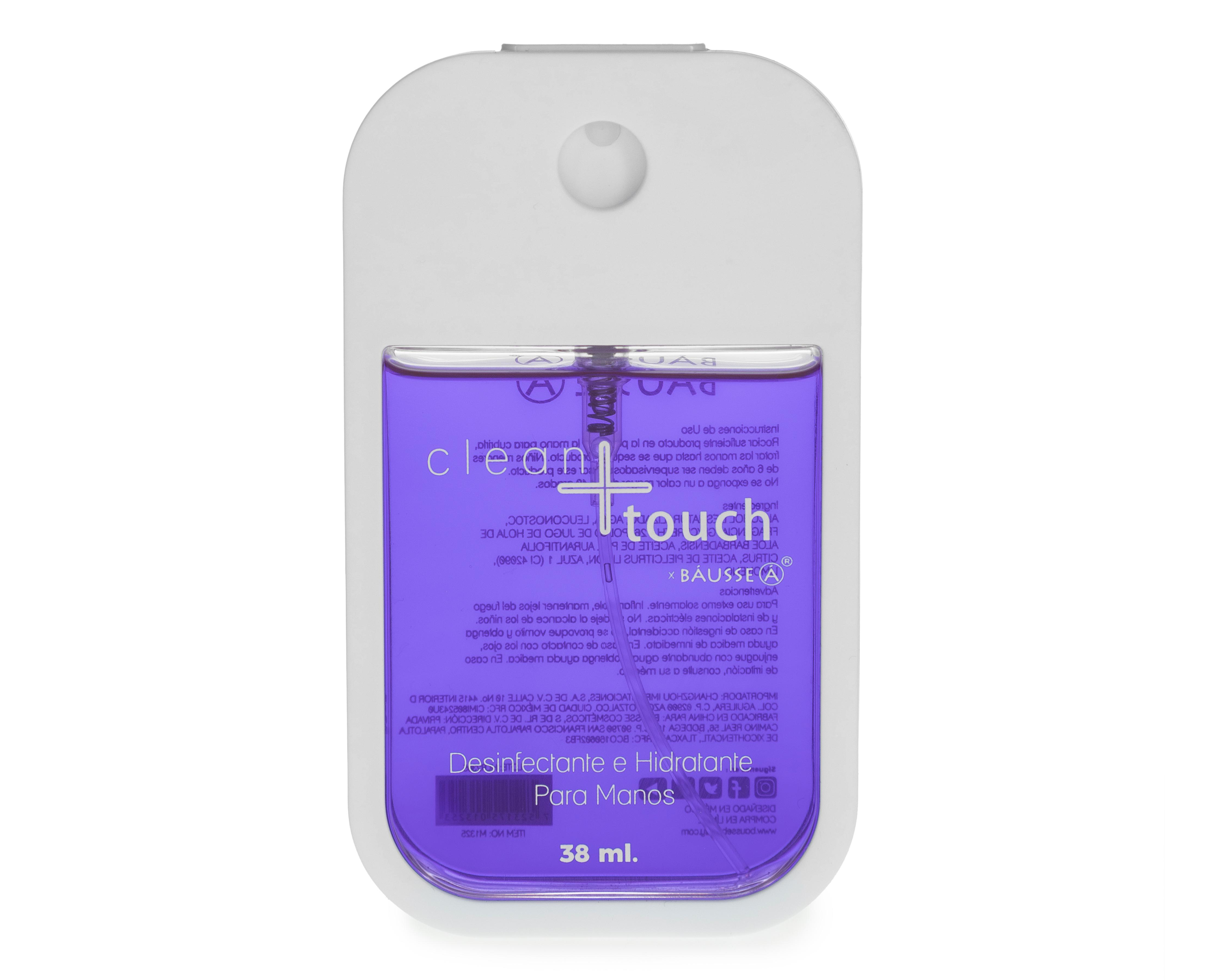 Foto 2 pulgar | Spray Antibacterial Clean Touch Bausse Uva 38 ml