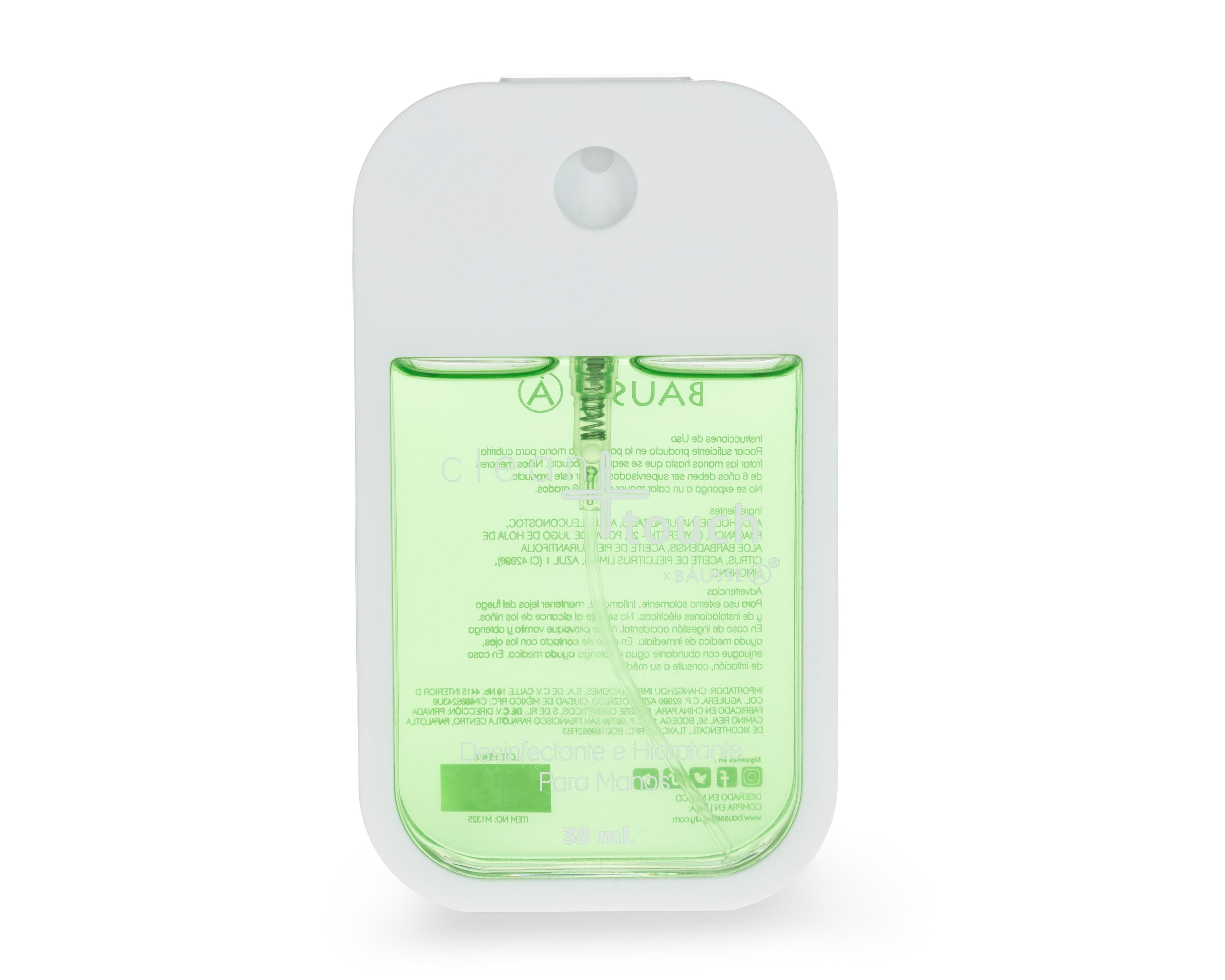 Foto 2 pulgar | Spray Antibacterial Clean Touch Bausse Menta 38 ml