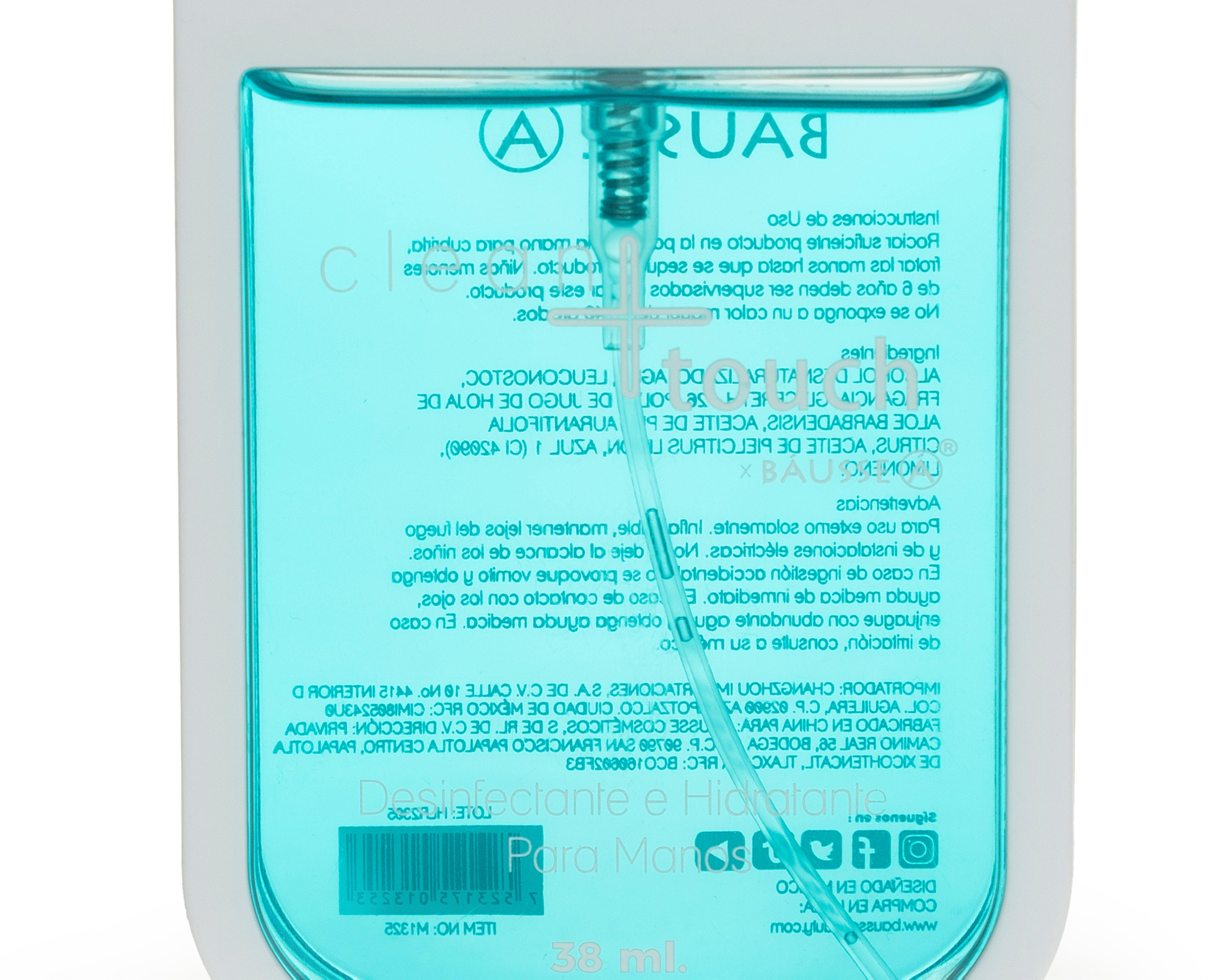 Foto 4 pulgar | Spray Antibacterial Clean Touch Bausse Chicle 38 ml