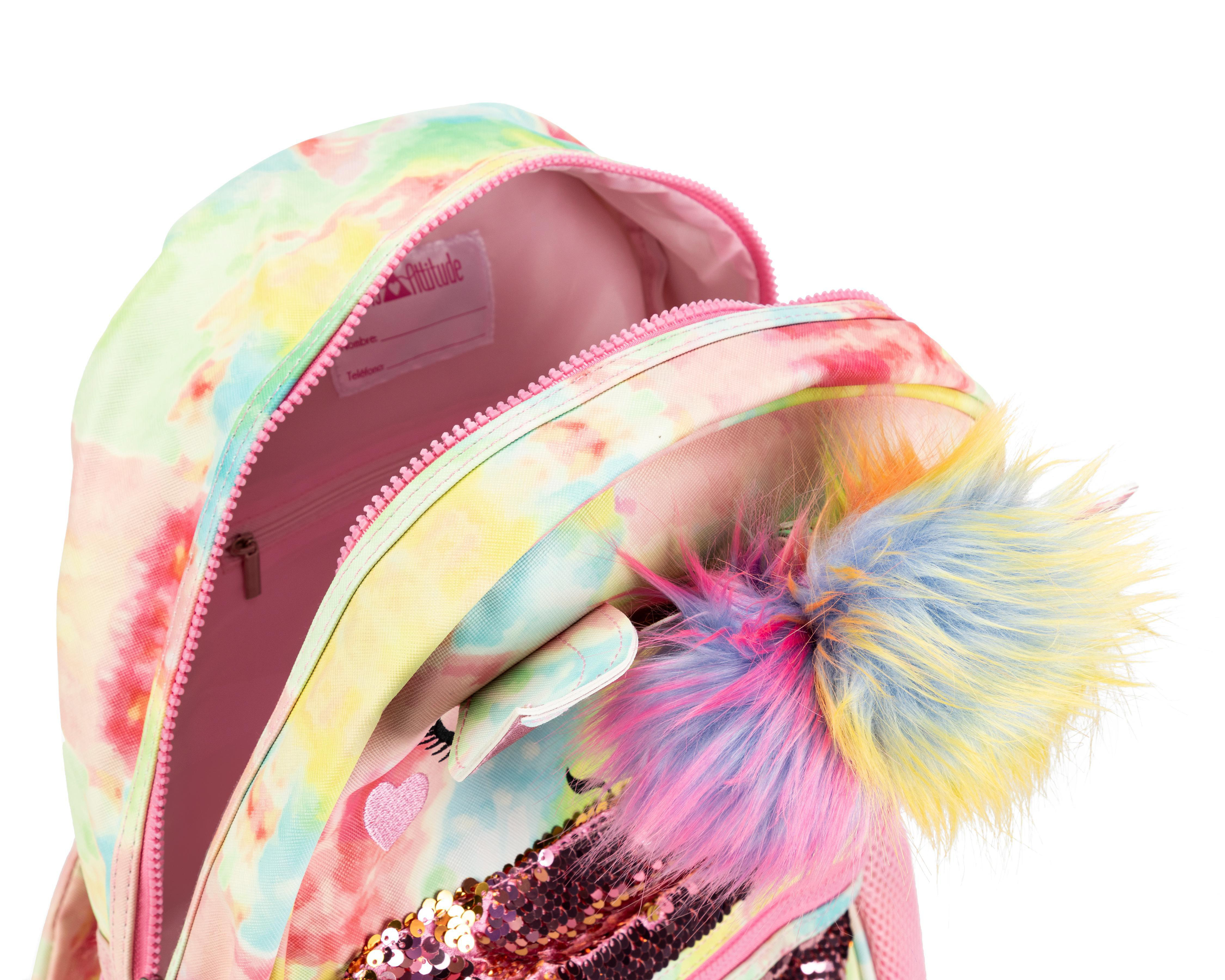 Foto 7 pulgar | Mochila Girls Attitude Rosa