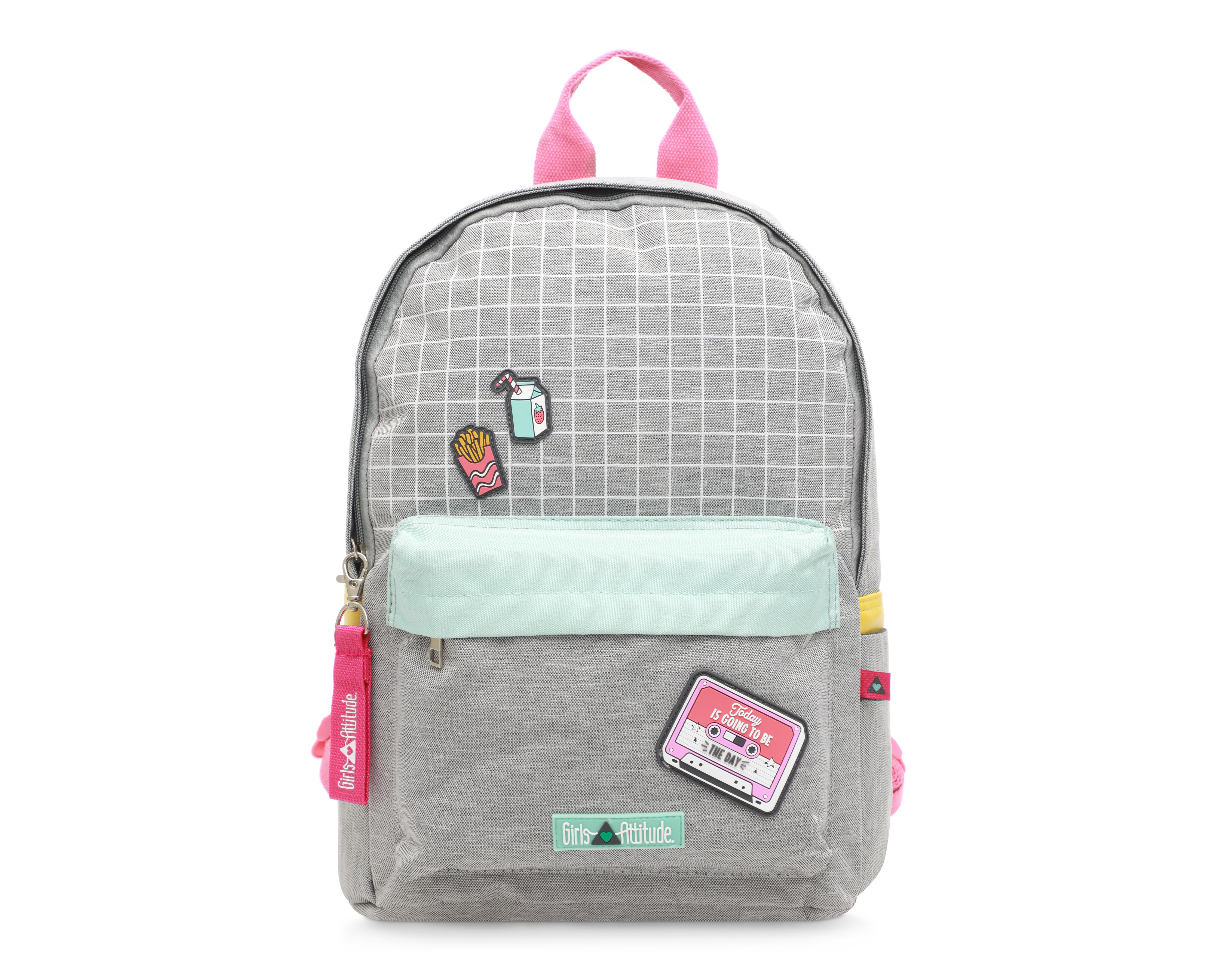 Mochila Girls Attitude Gris