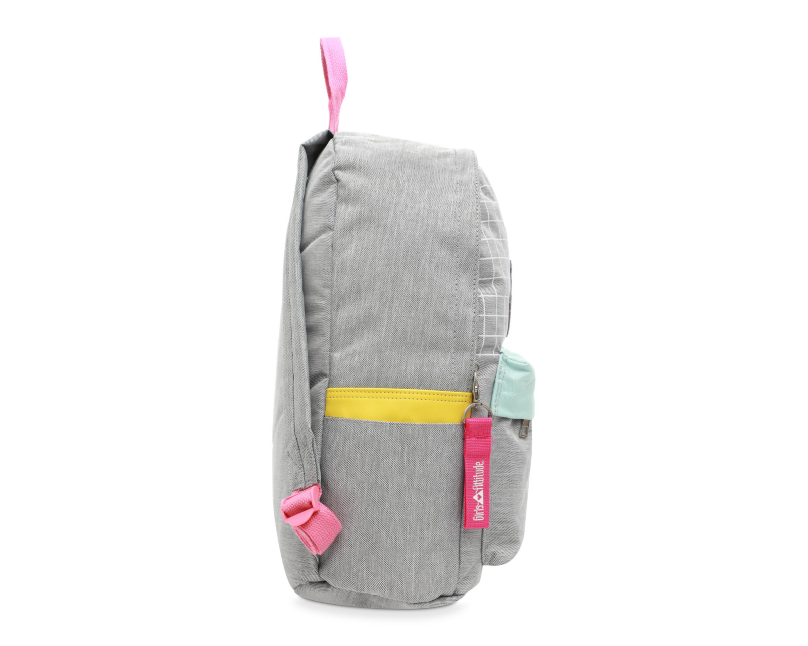 Foto 4 pulgar | Mochila Girls Attitude Gris