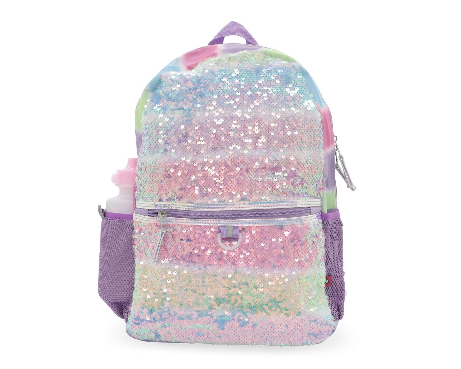 Foto 2 | Bundle Mochila con Lonchera + Audífonos y Termo Girls Attitude con Lentejuelas