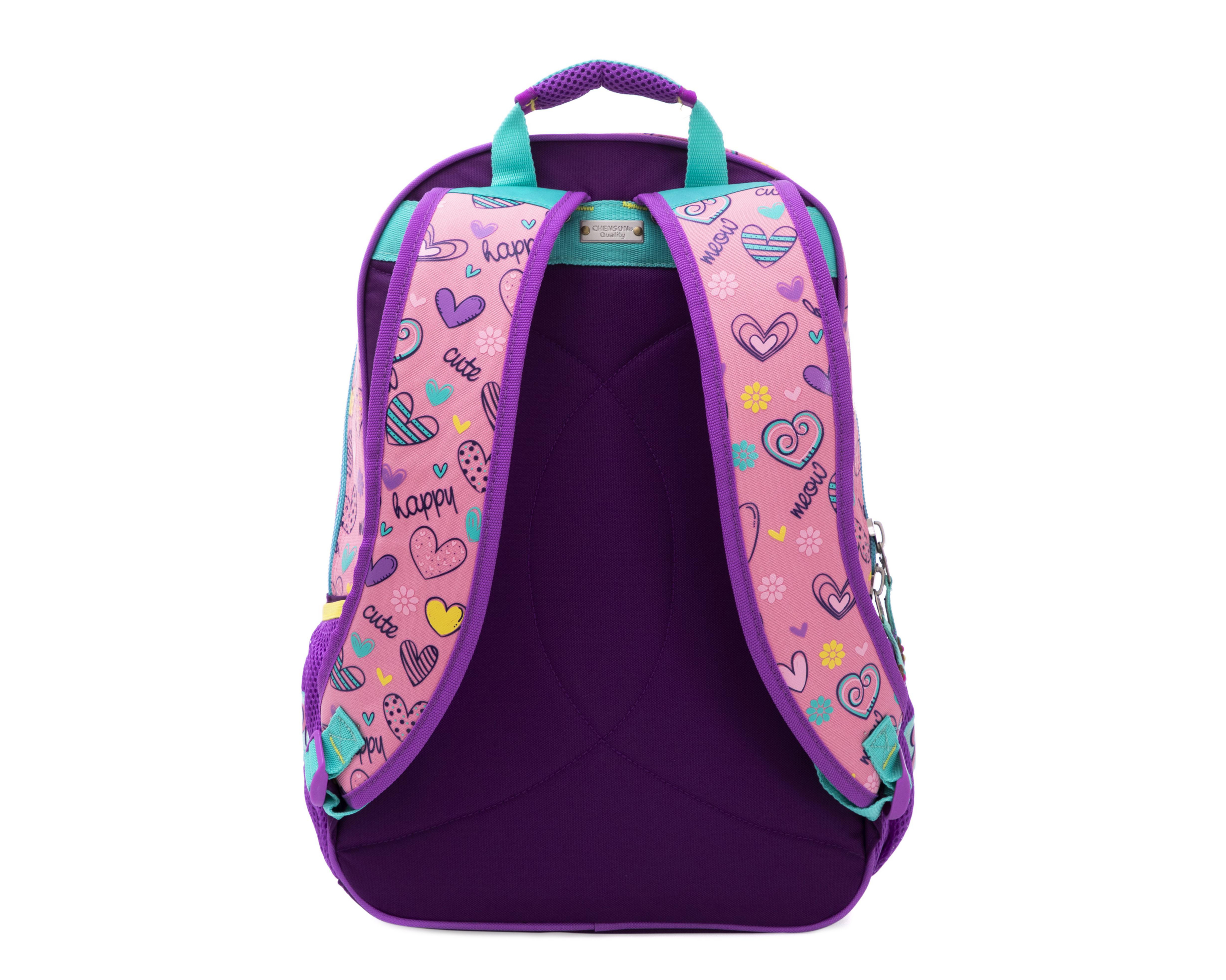 Foto 3 pulgar | Mochila Happy Girl Rosa