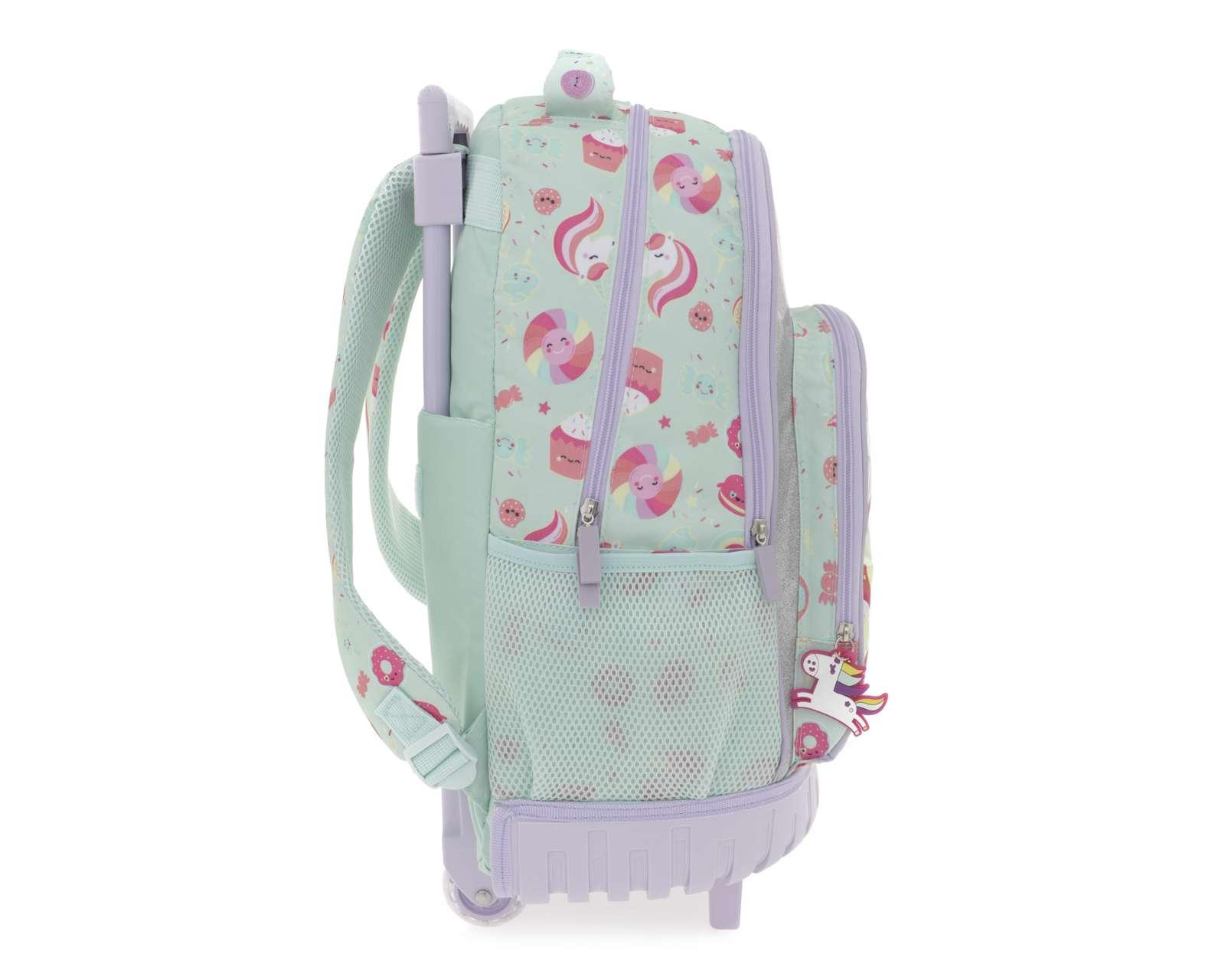 Foto 4 pulgar | Mochila con Ruedas Girls Attitude Morada