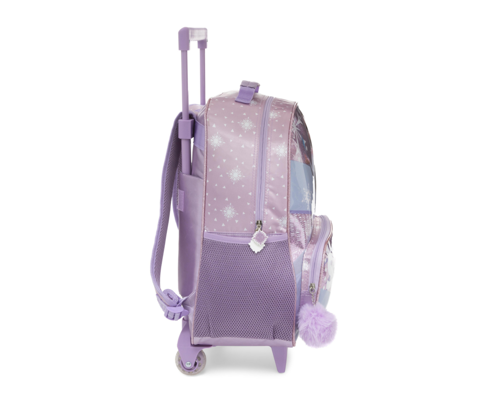 Foto 4 pulgar | Mochila con Ruedas Disney Lila