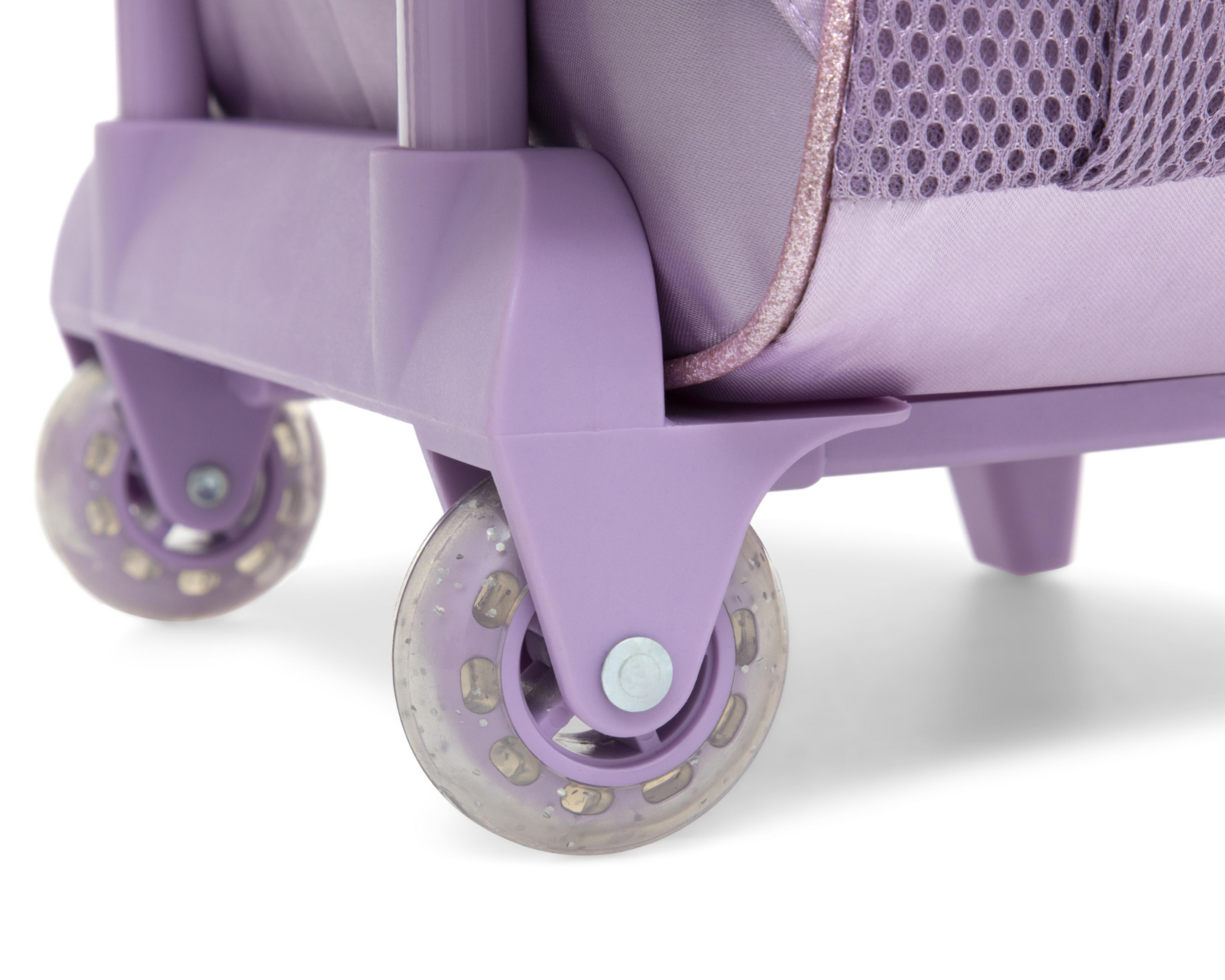 Foto 7 pulgar | Mochila con Ruedas Disney Lila