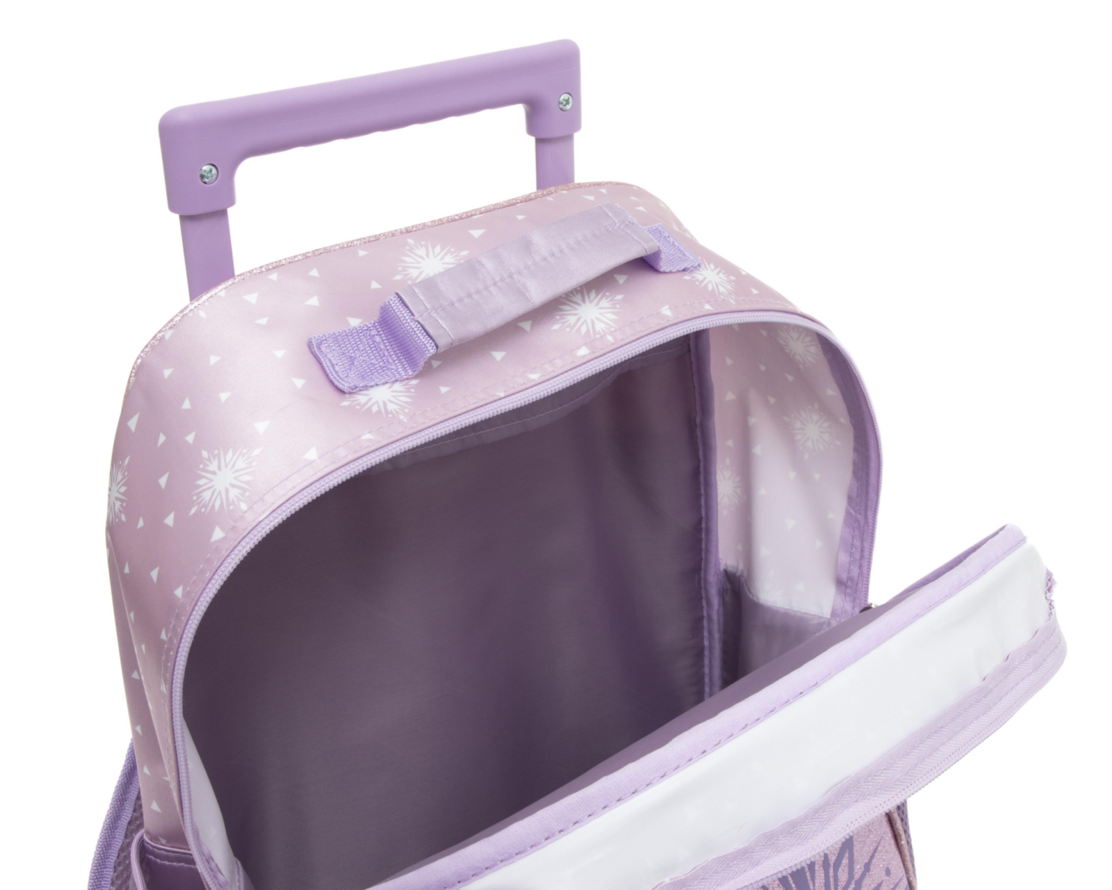 Foto 8 pulgar | Mochila con Ruedas Disney Lila
