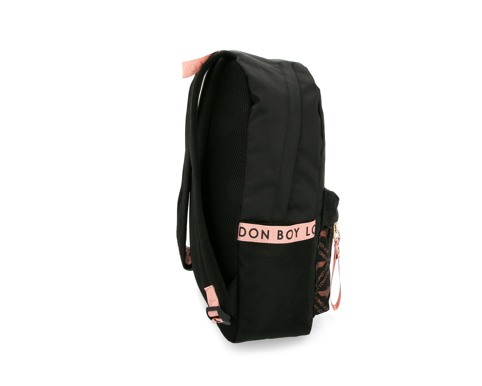 Mochila boy london negra coppel hot sale