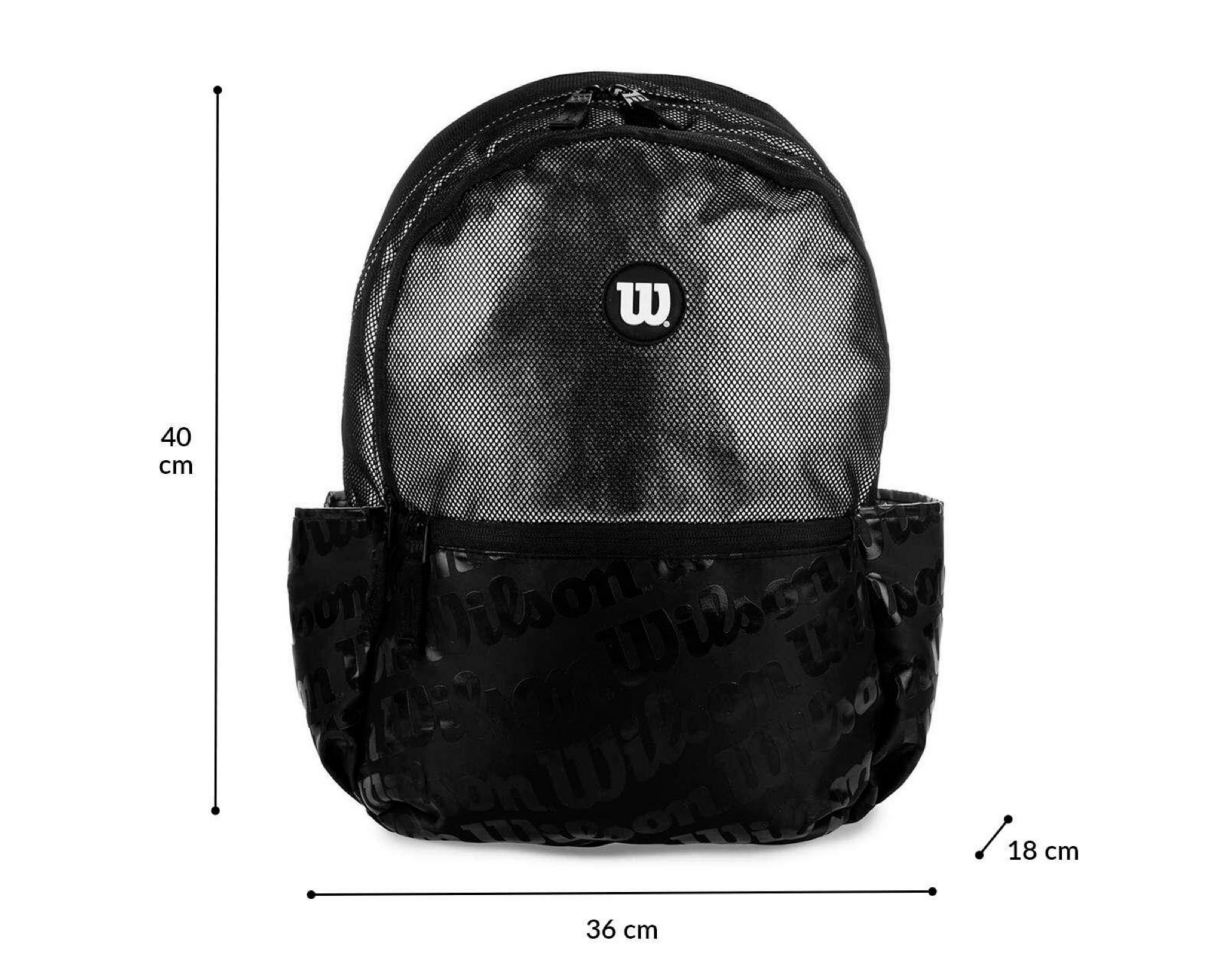 Foto 6 pulgar | Mochila Wilson Negra