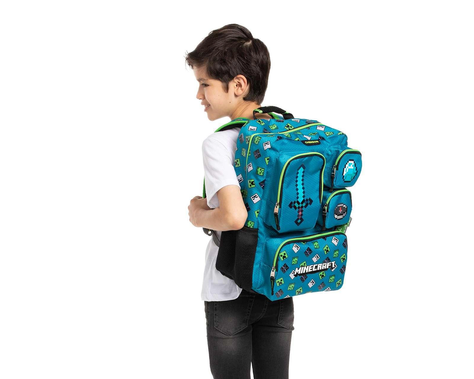 Foto 6 | Mochila Minecraft Azul