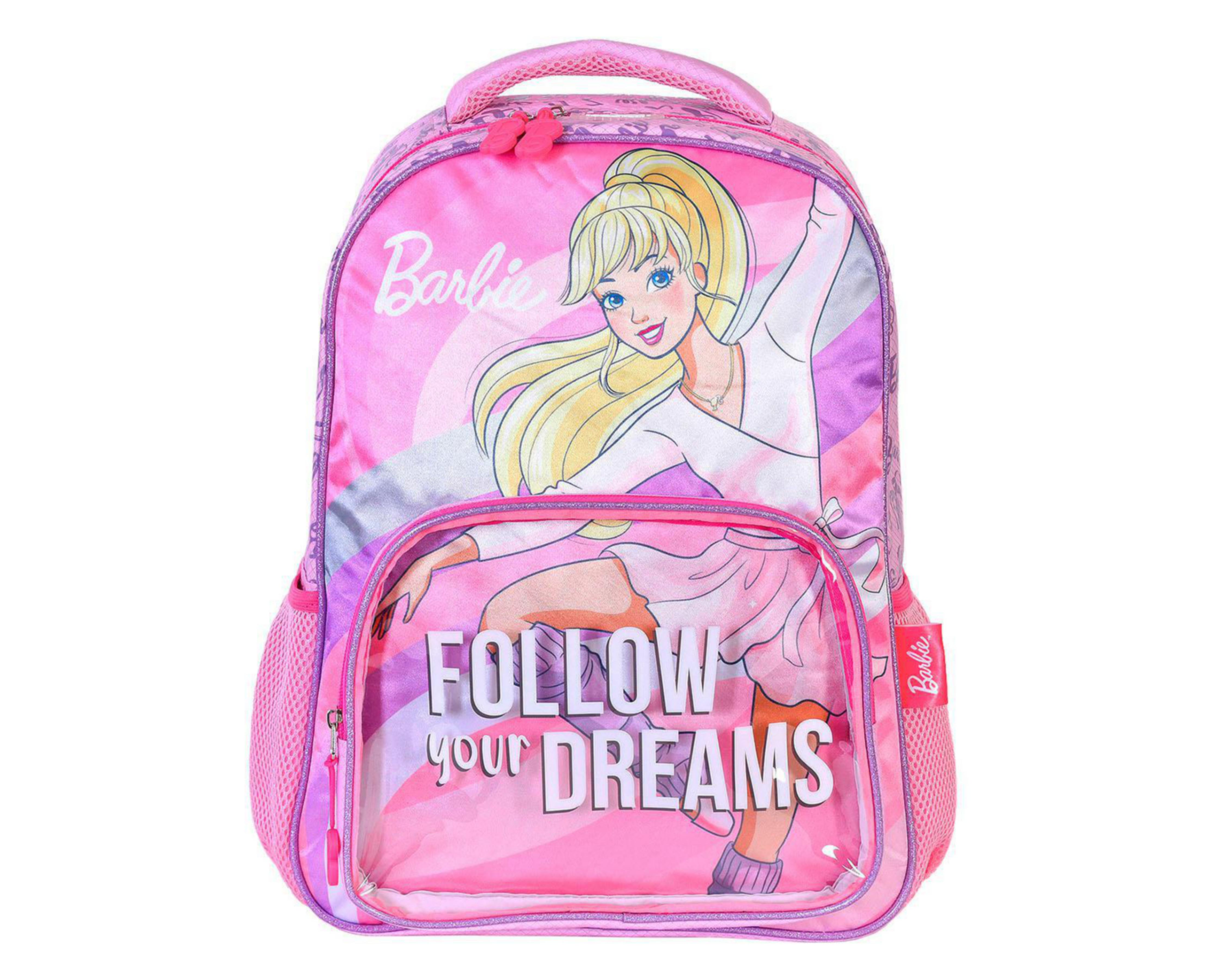 Foto 2 pulgar | Mochila Barbie Rosa