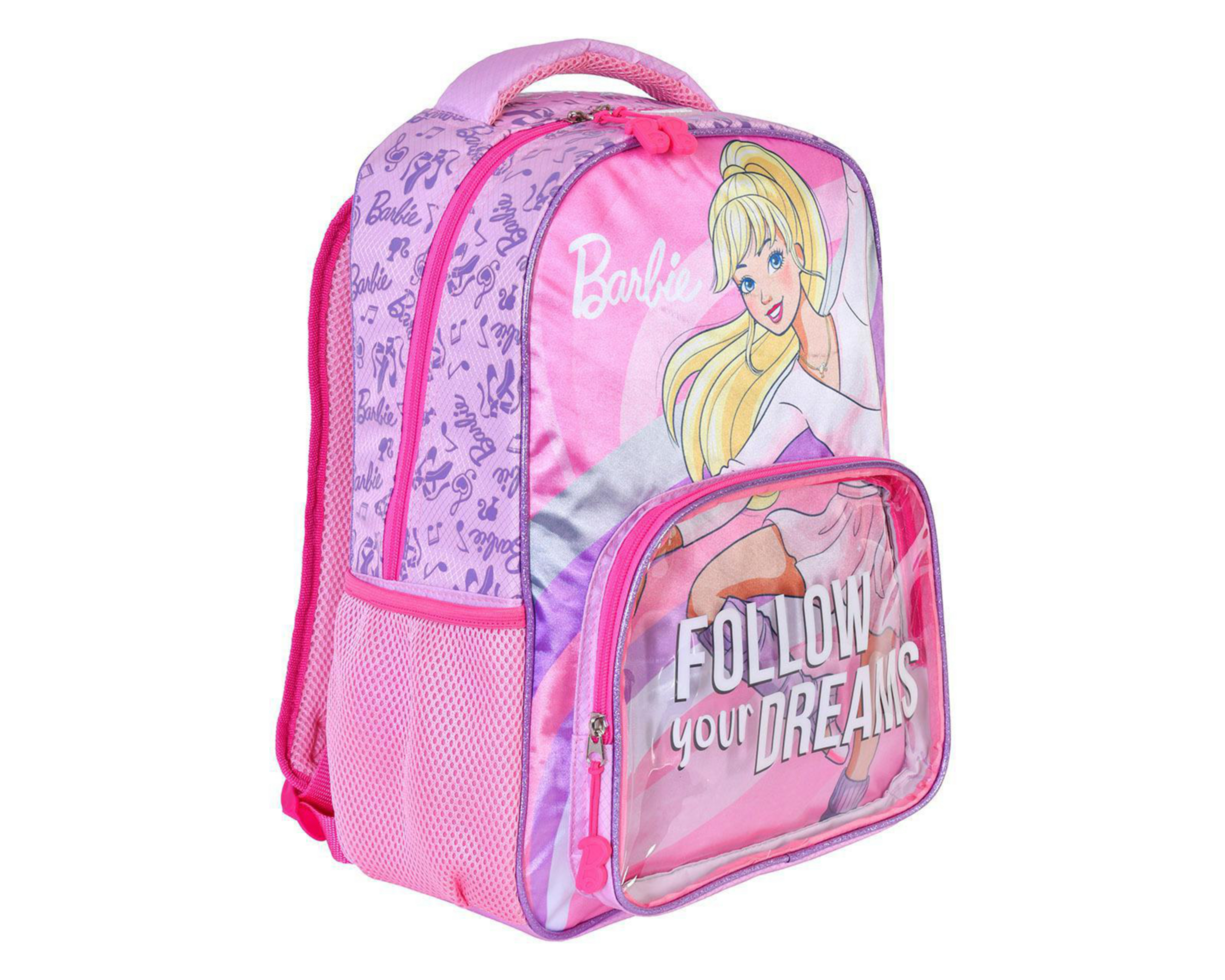 Foto 3 pulgar | Mochila Barbie Rosa