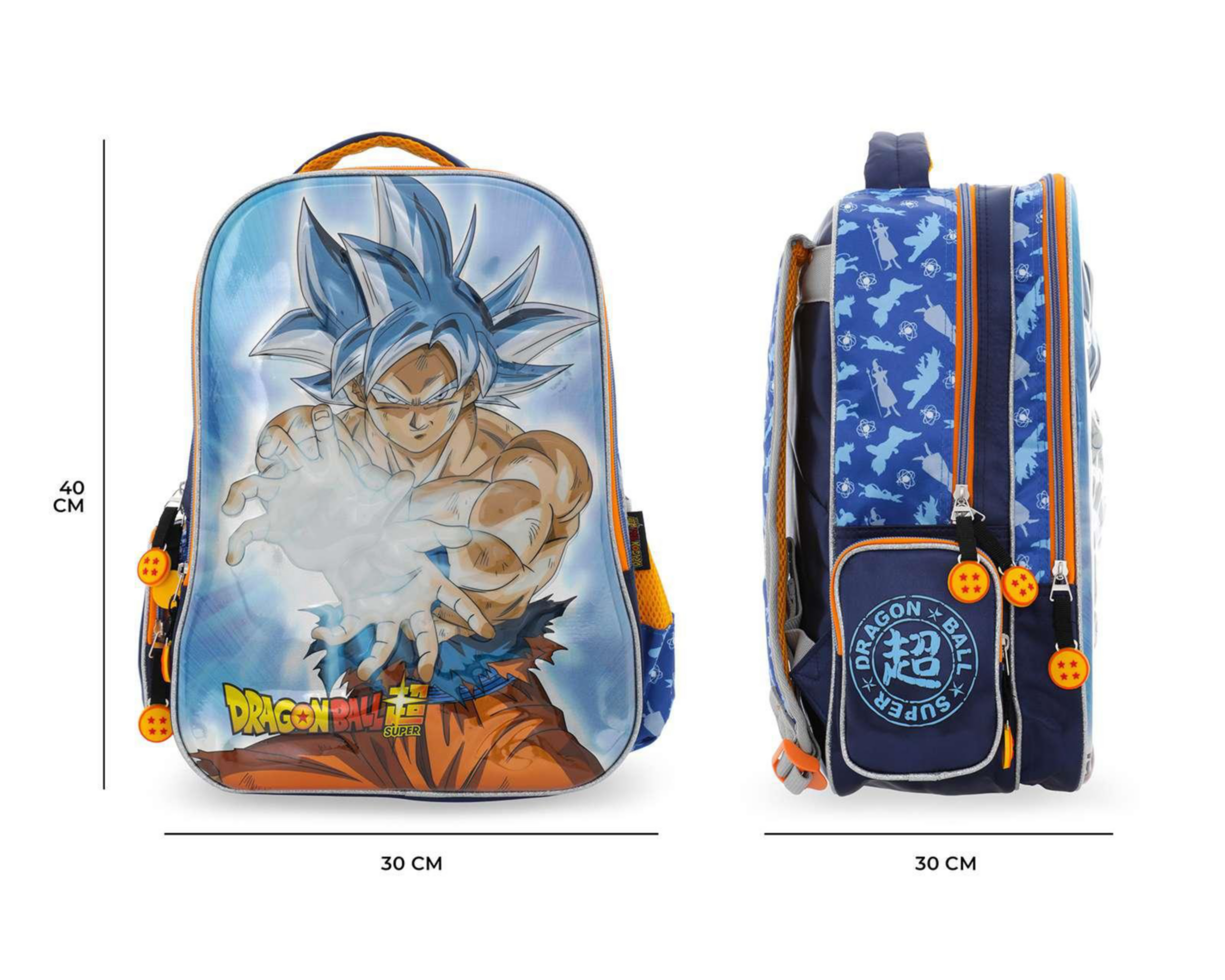 Foto 6 pulgar | Mochila Dragon Ball Azul