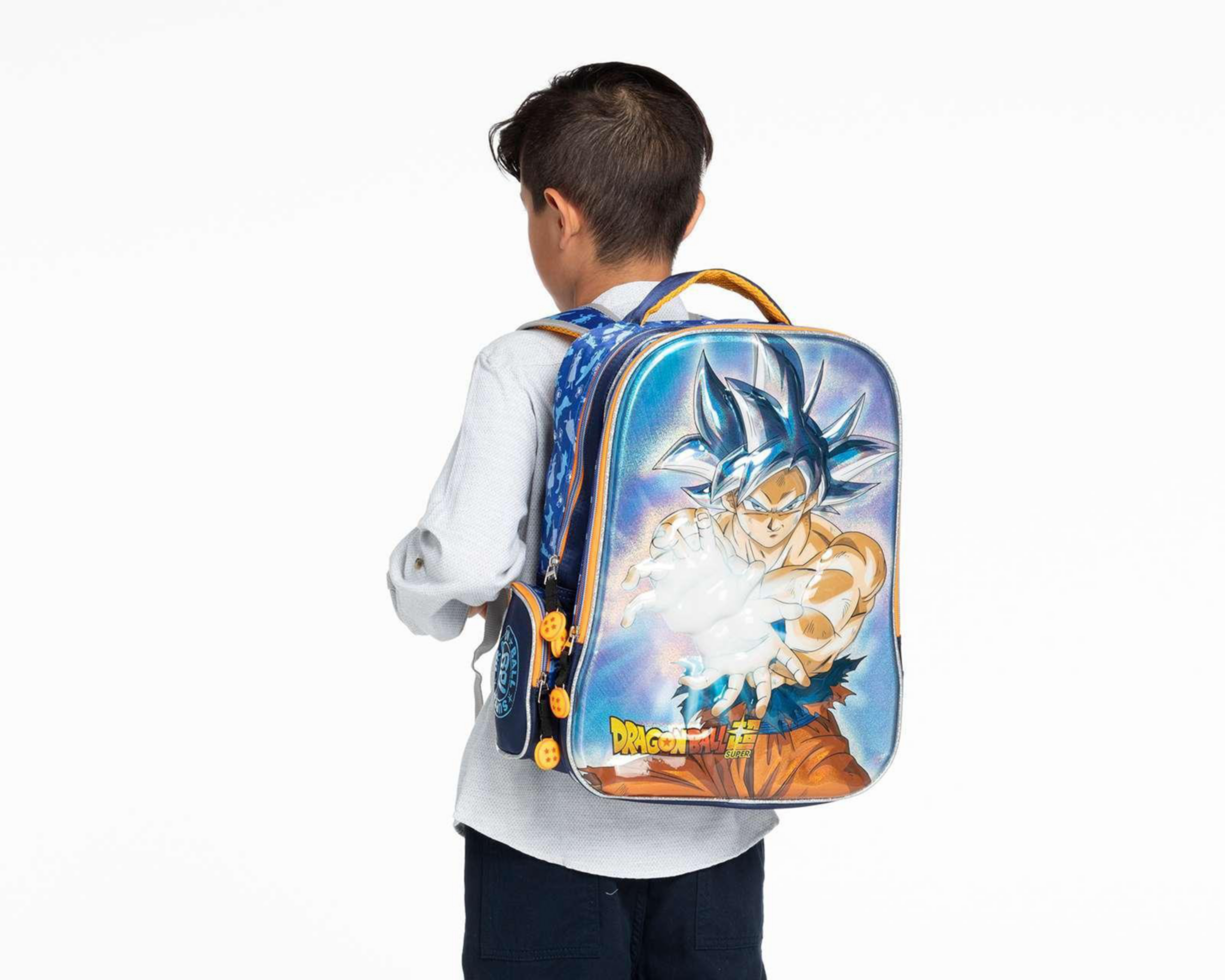 Foto 7 pulgar | Mochila Dragon Ball Azul