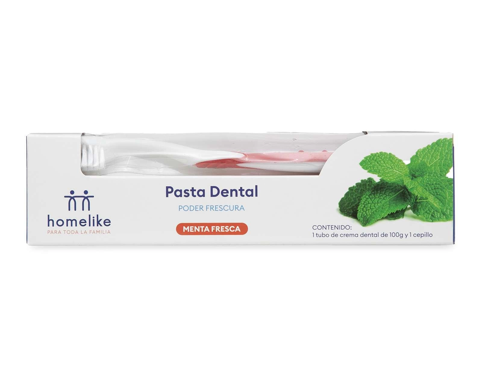 Foto 2 pulgar | Pasta Dental Homelike con Cepillo