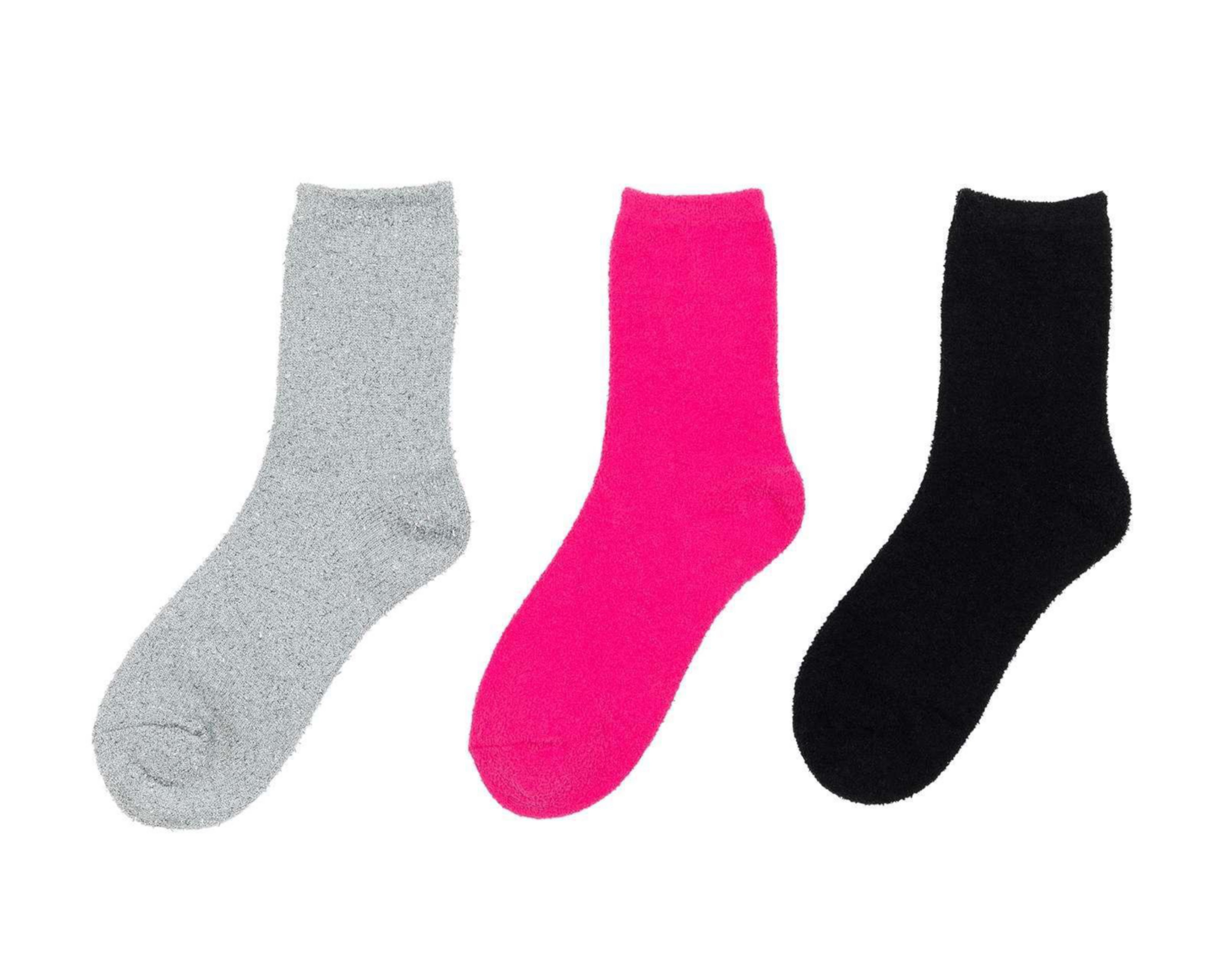Foto 1 | Calcetas Gruesas Tobilleras 18 Forever para Mujer 3 Pares