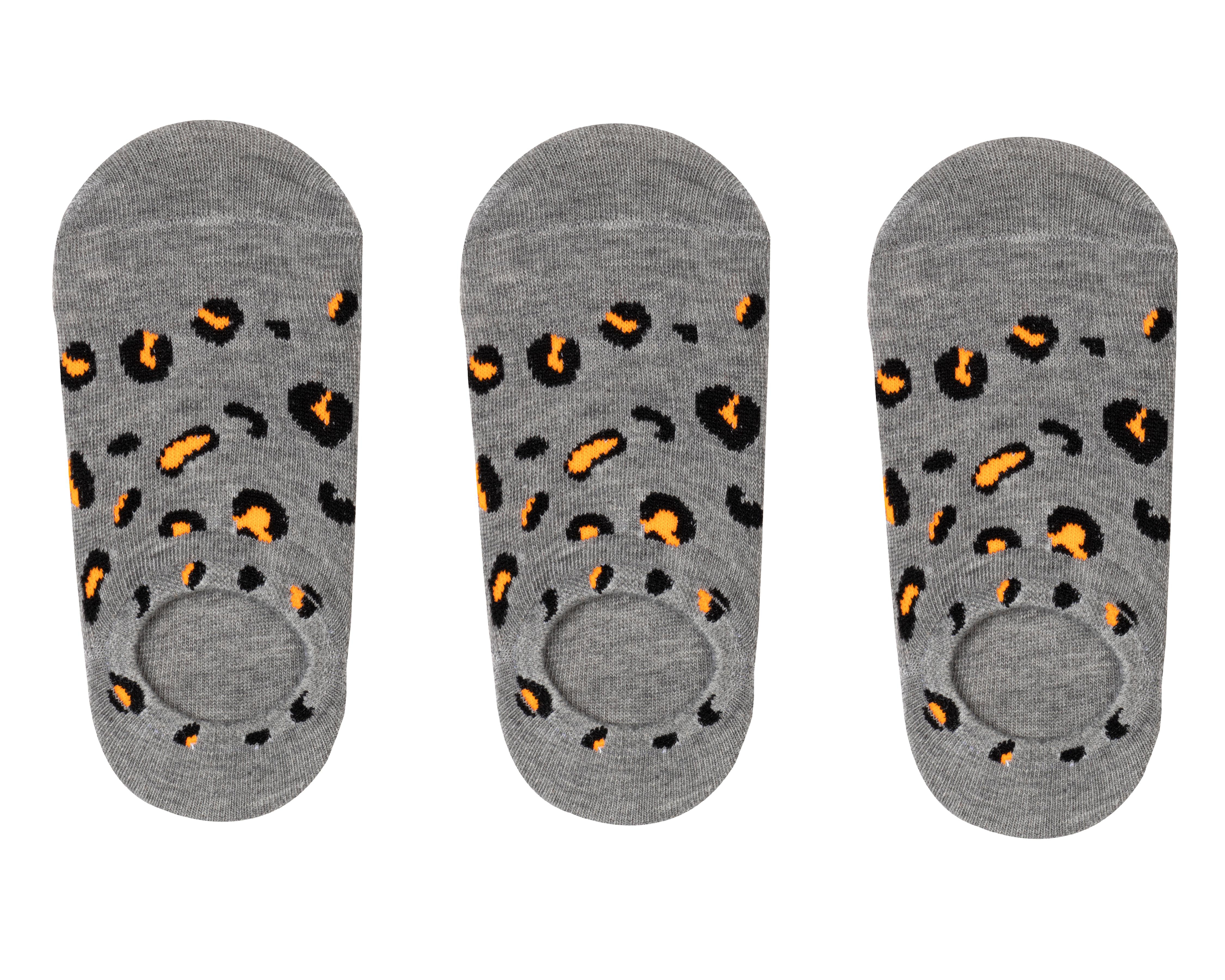 Calcetas Invisibles 18 Forever con Estampado Animal Print para Mujer 3 Pares