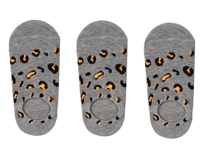Foto 1 | Calcetas Invisibles 18 Forever con Estampado Animal Print para Mujer 3 Pares