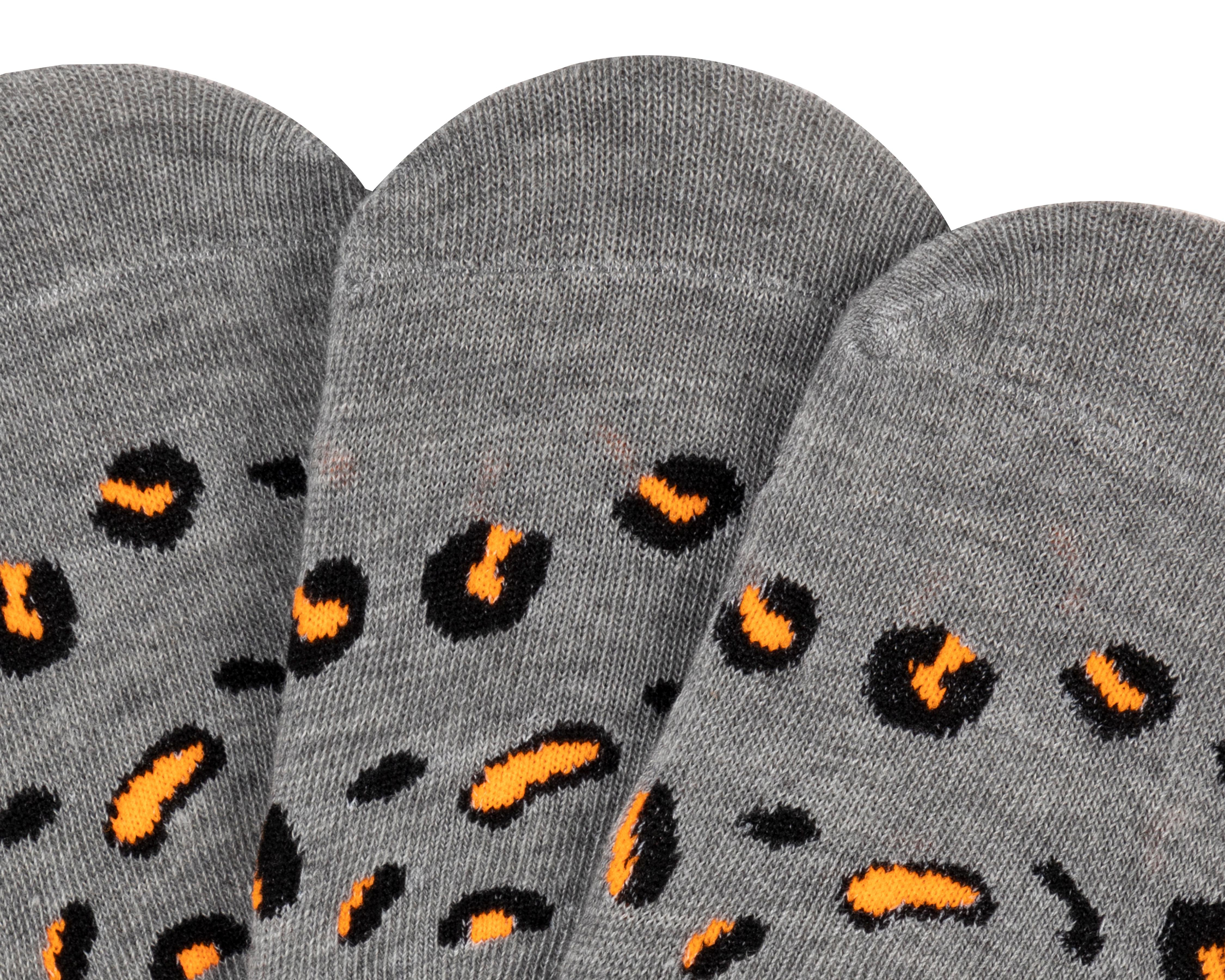 Foto 3 pulgar | Calcetas Invisibles 18 Forever con Estampado Animal Print para Mujer 3 Pares