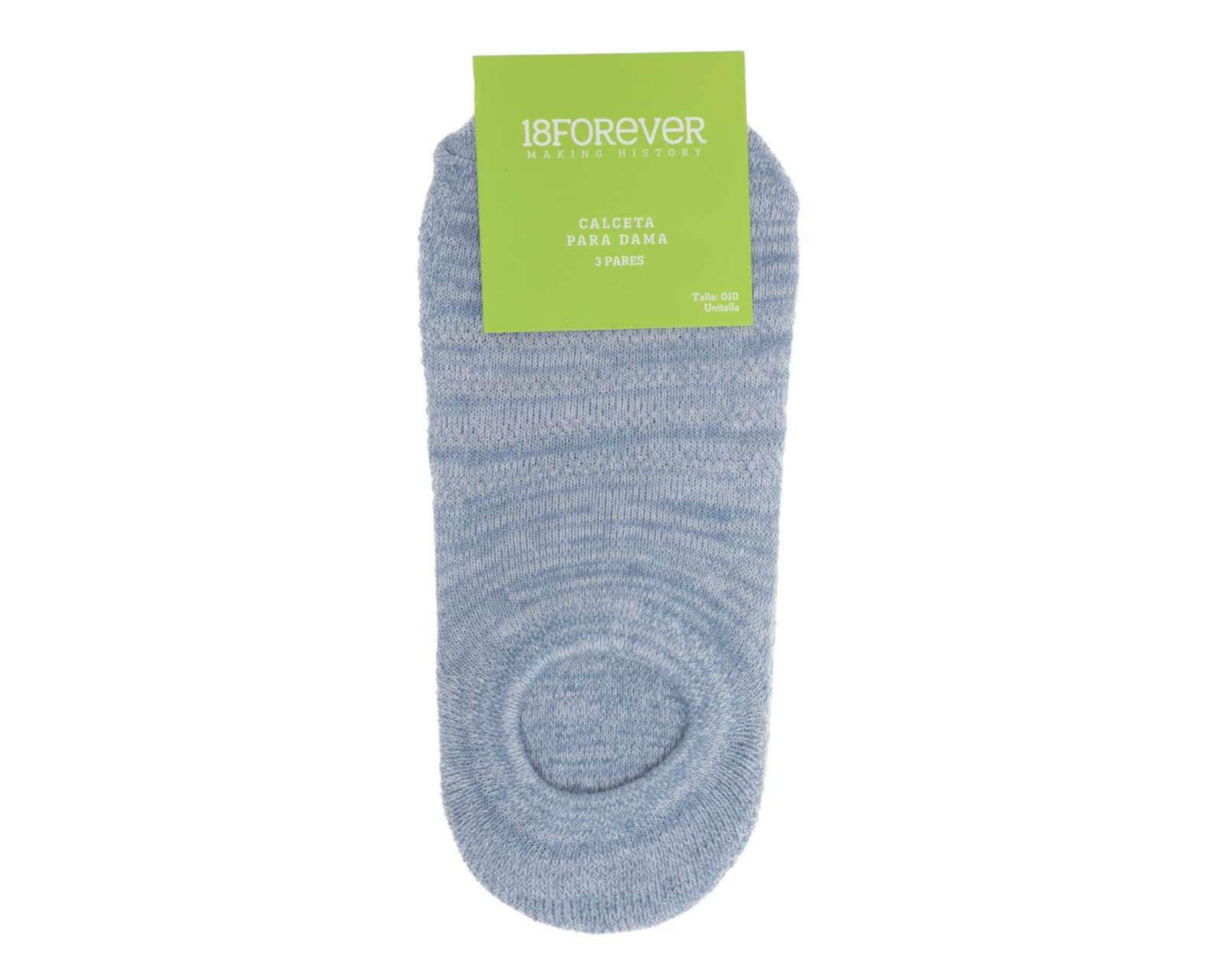 Foto 4 pulgar | Calcetas Invisibles 18 Forever para Mujer 3 Pares