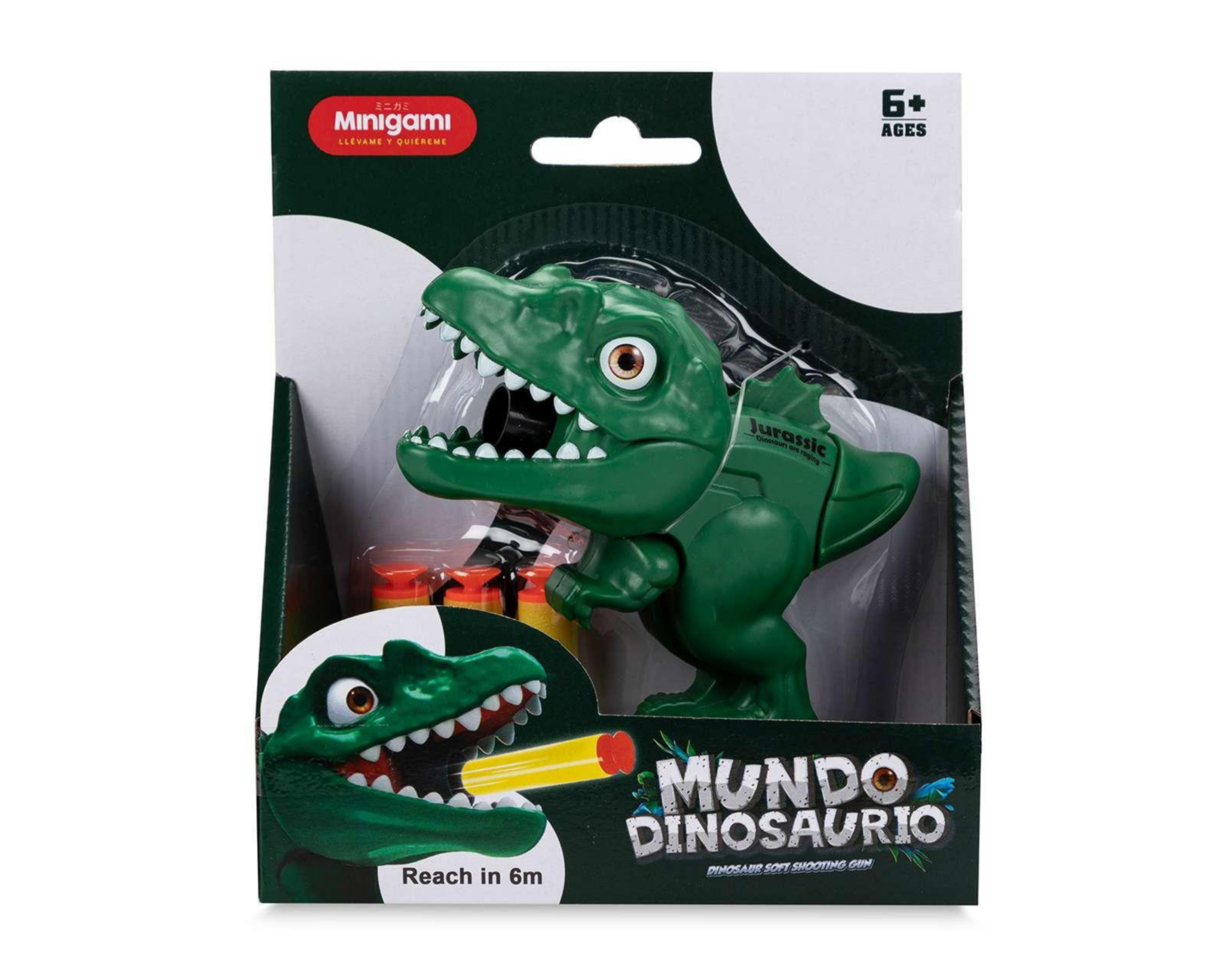 Lanzadardos Minigami Mundo Dinosaurio