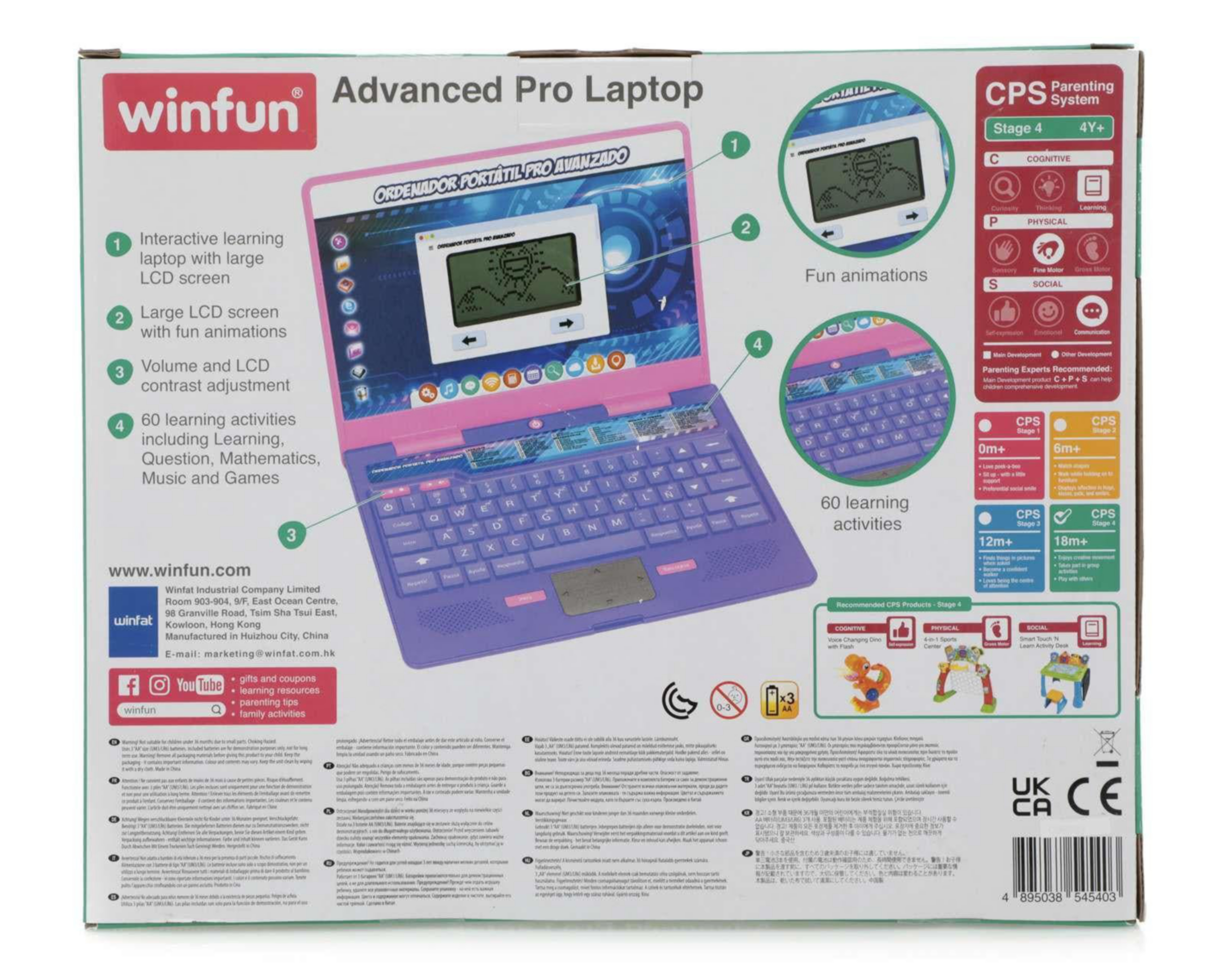 Foto 4 pulgar | Laptop Educativa WinFun