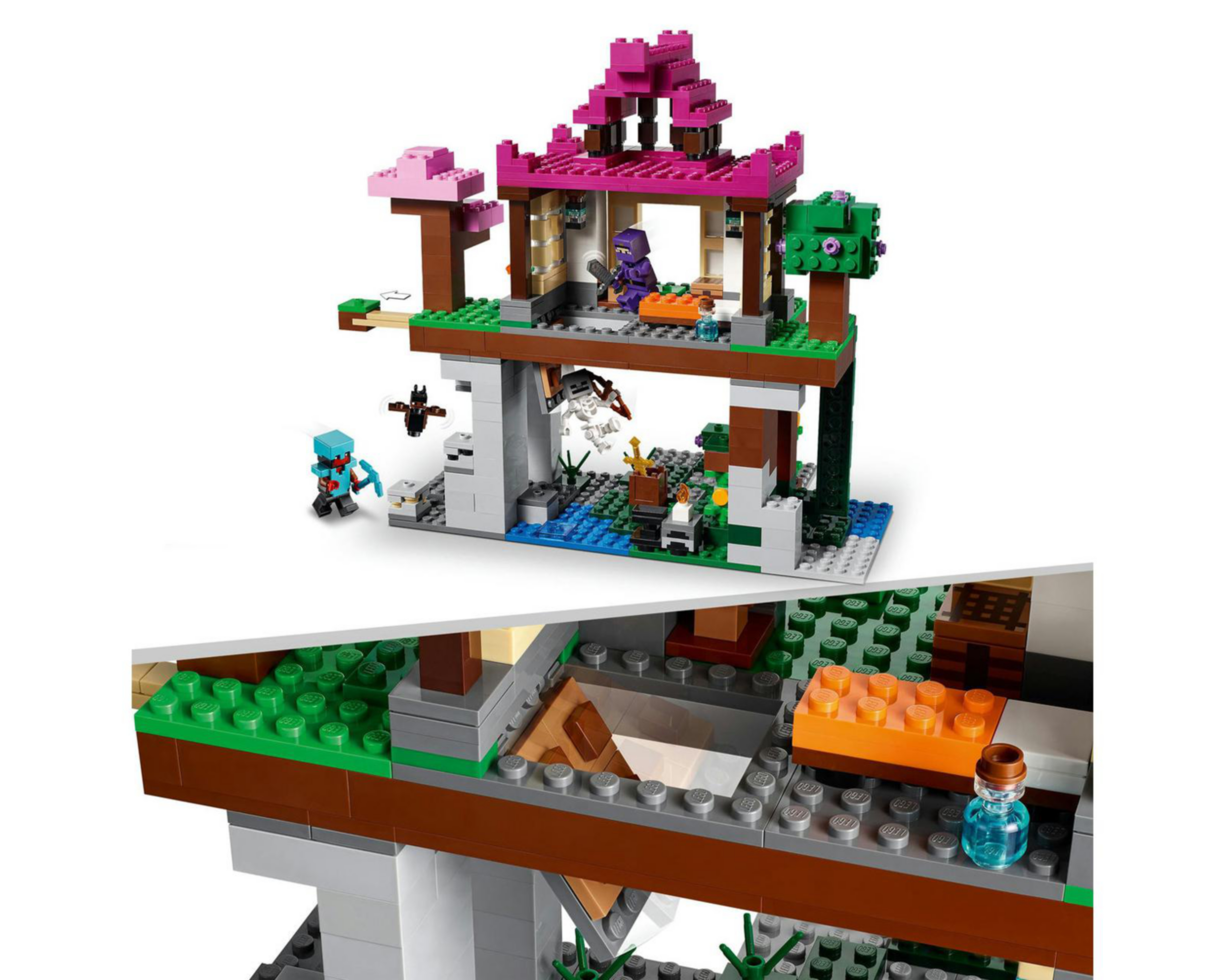 Foto 8 pulgar | LEGO Minecraft El Campo de Entrenamiento