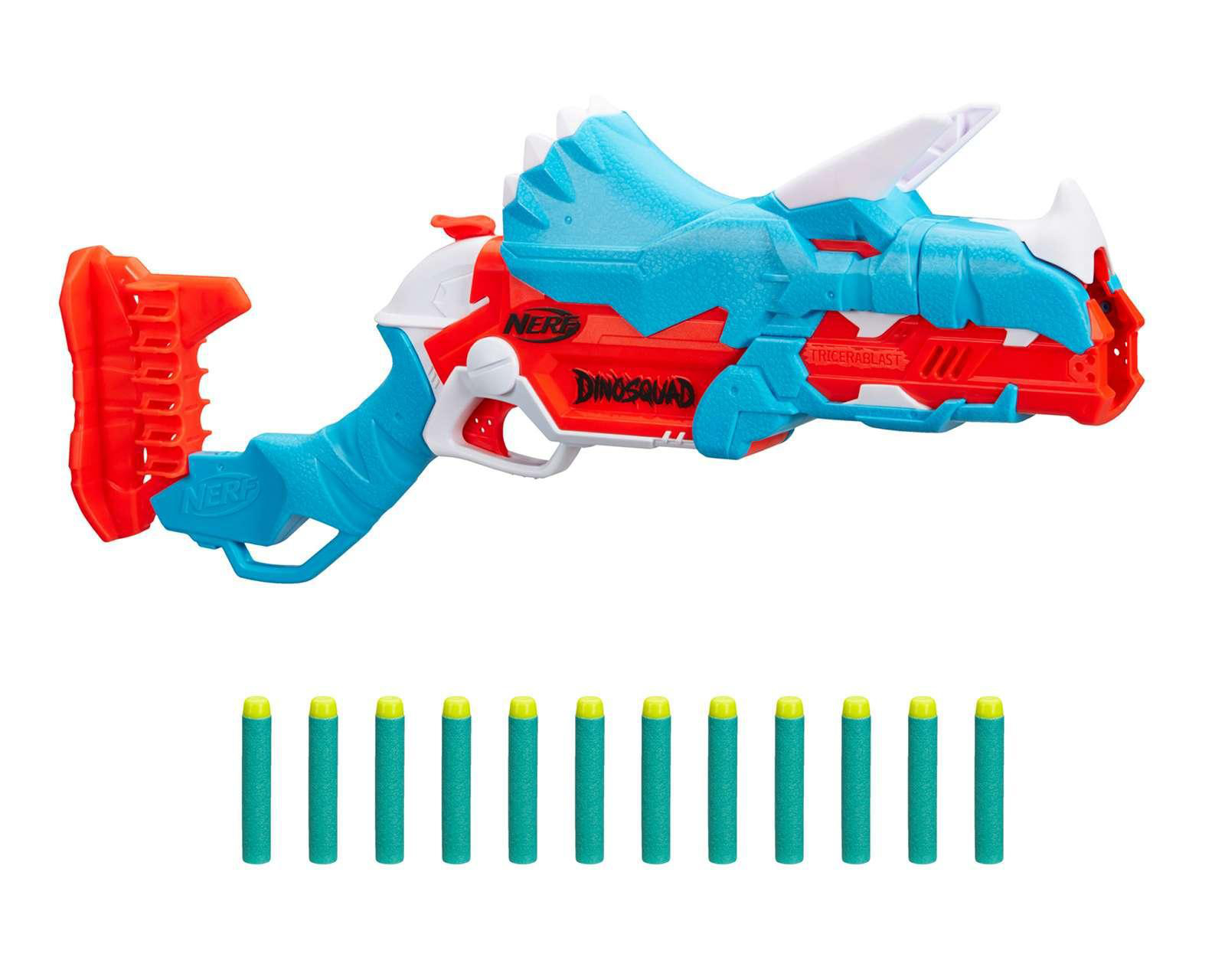 Foto 2 pulgar | Lanzadardos Nerf DinoSquad Tricera Blast