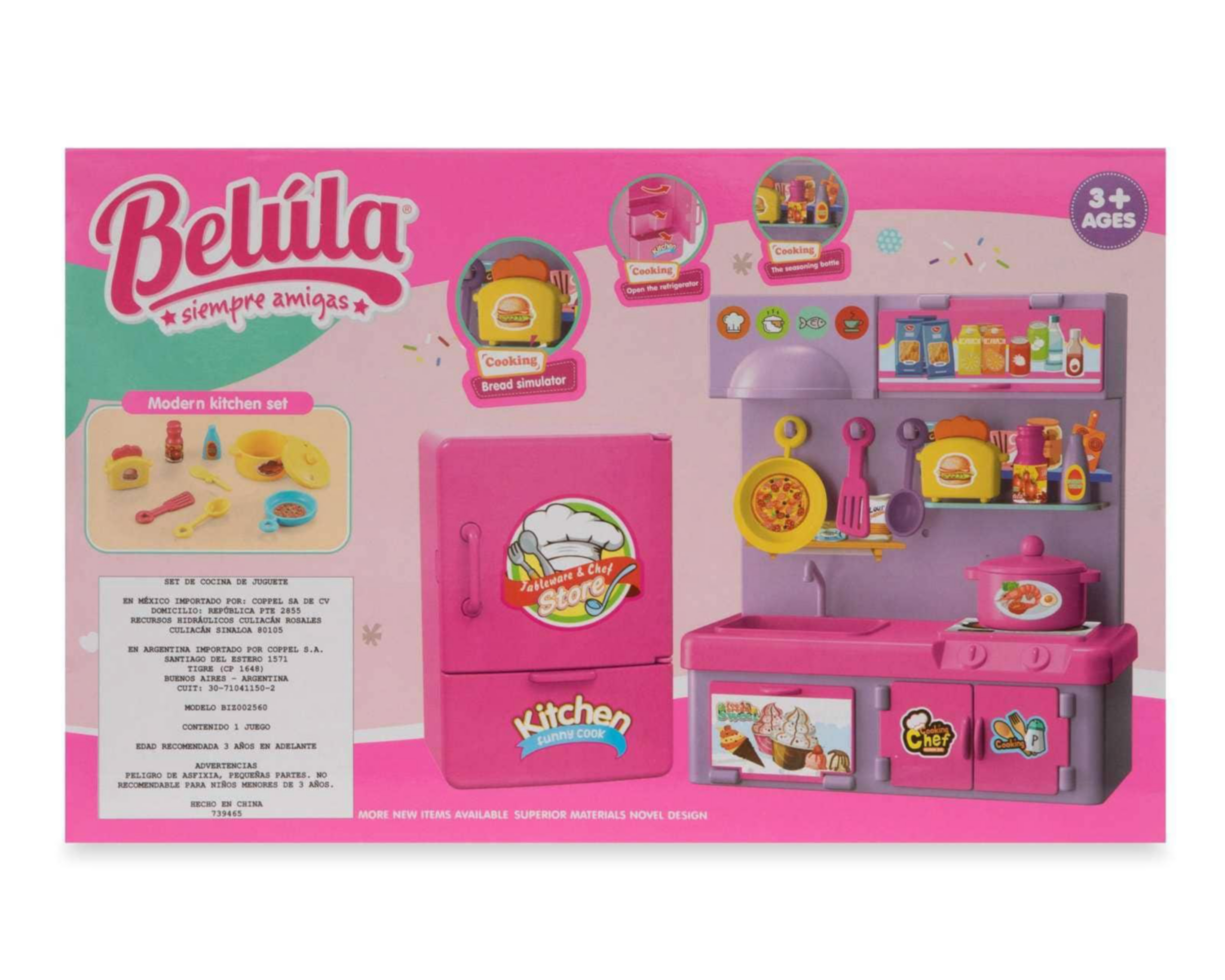 Foto 3 | Juego de Cocina Belúla