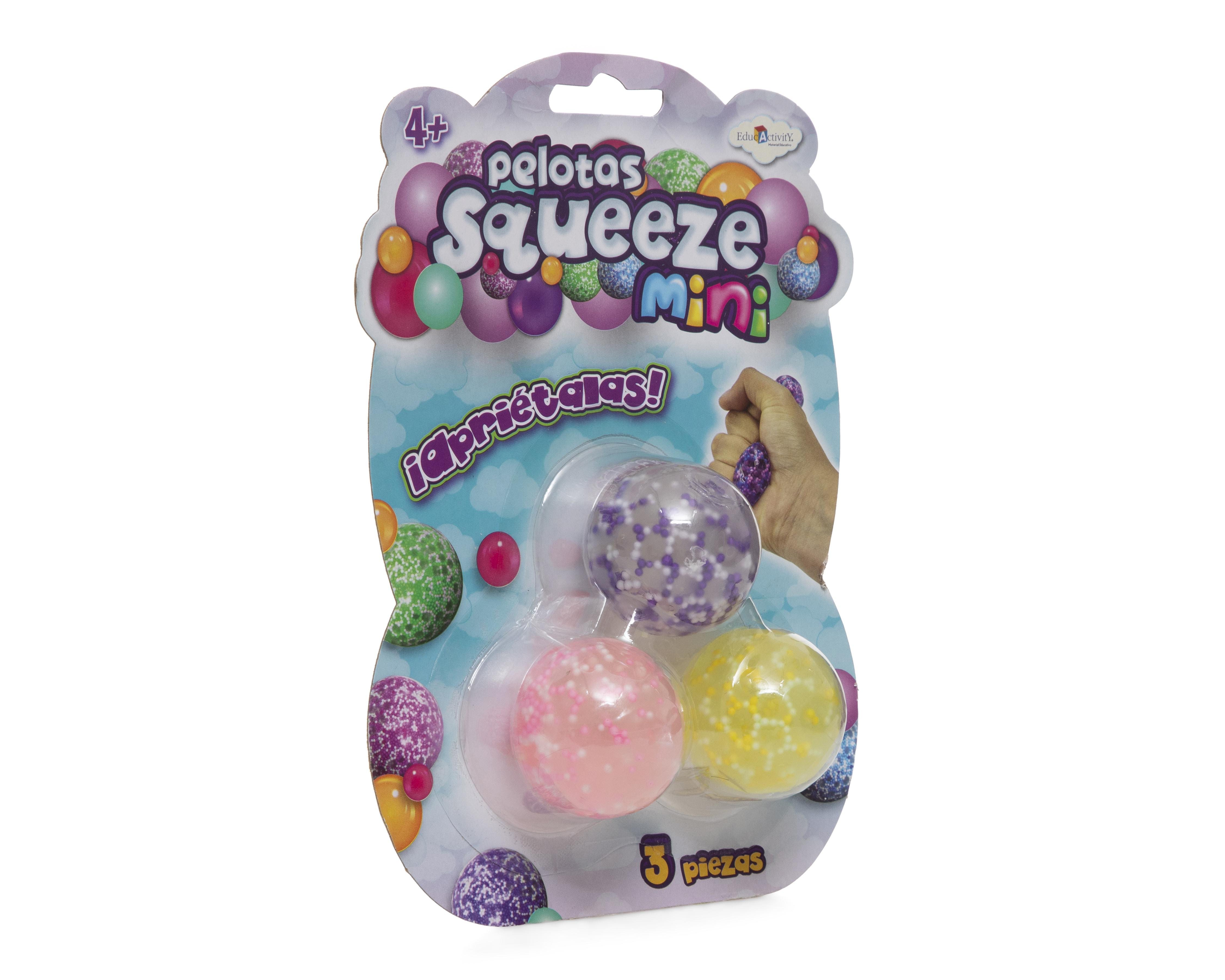 Foto 3 pulgar | Pelota Educactivity Squeeze Mini 3 Piezas al Azar