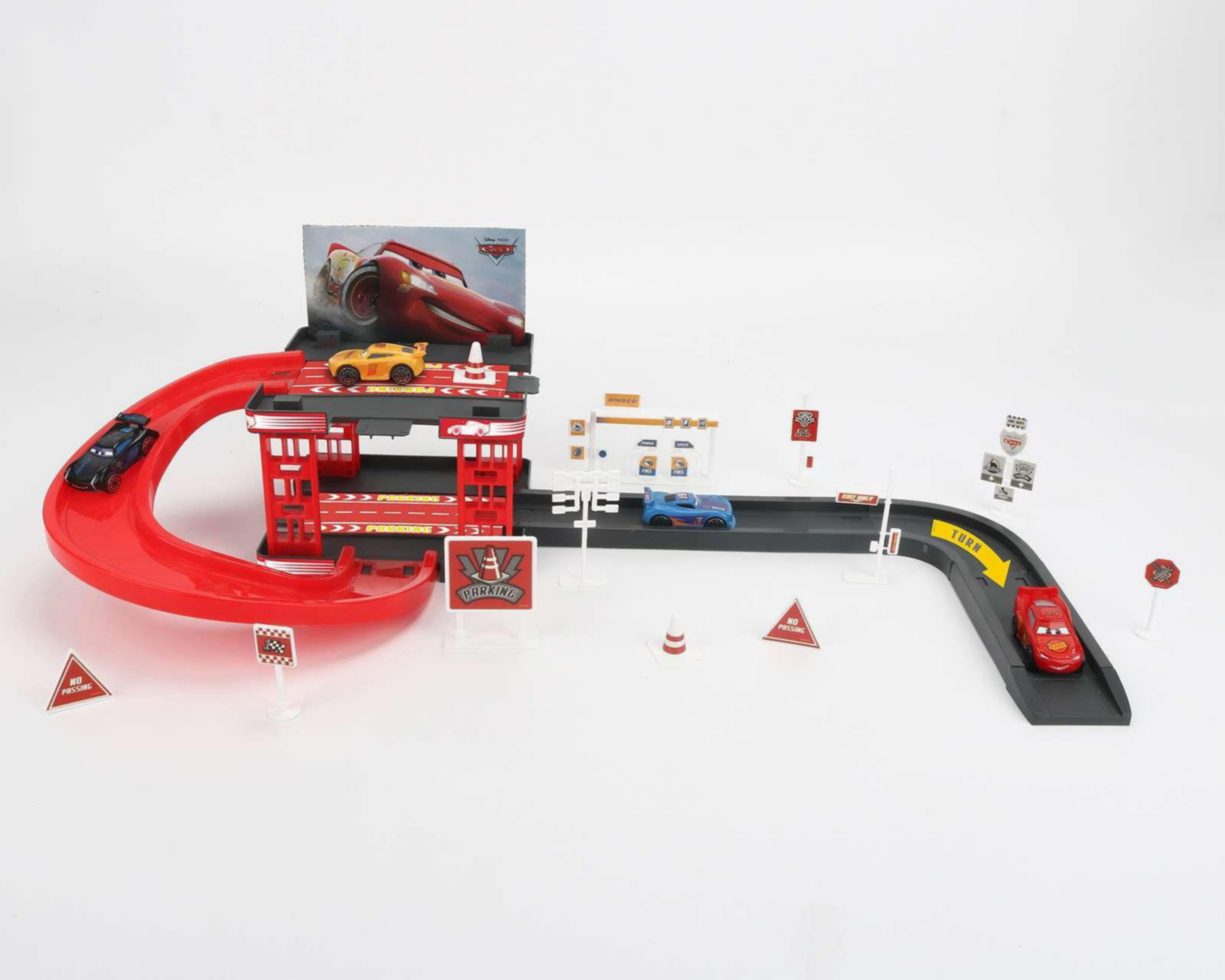 Pista de Carreras Disney Cars Parking Lot $299