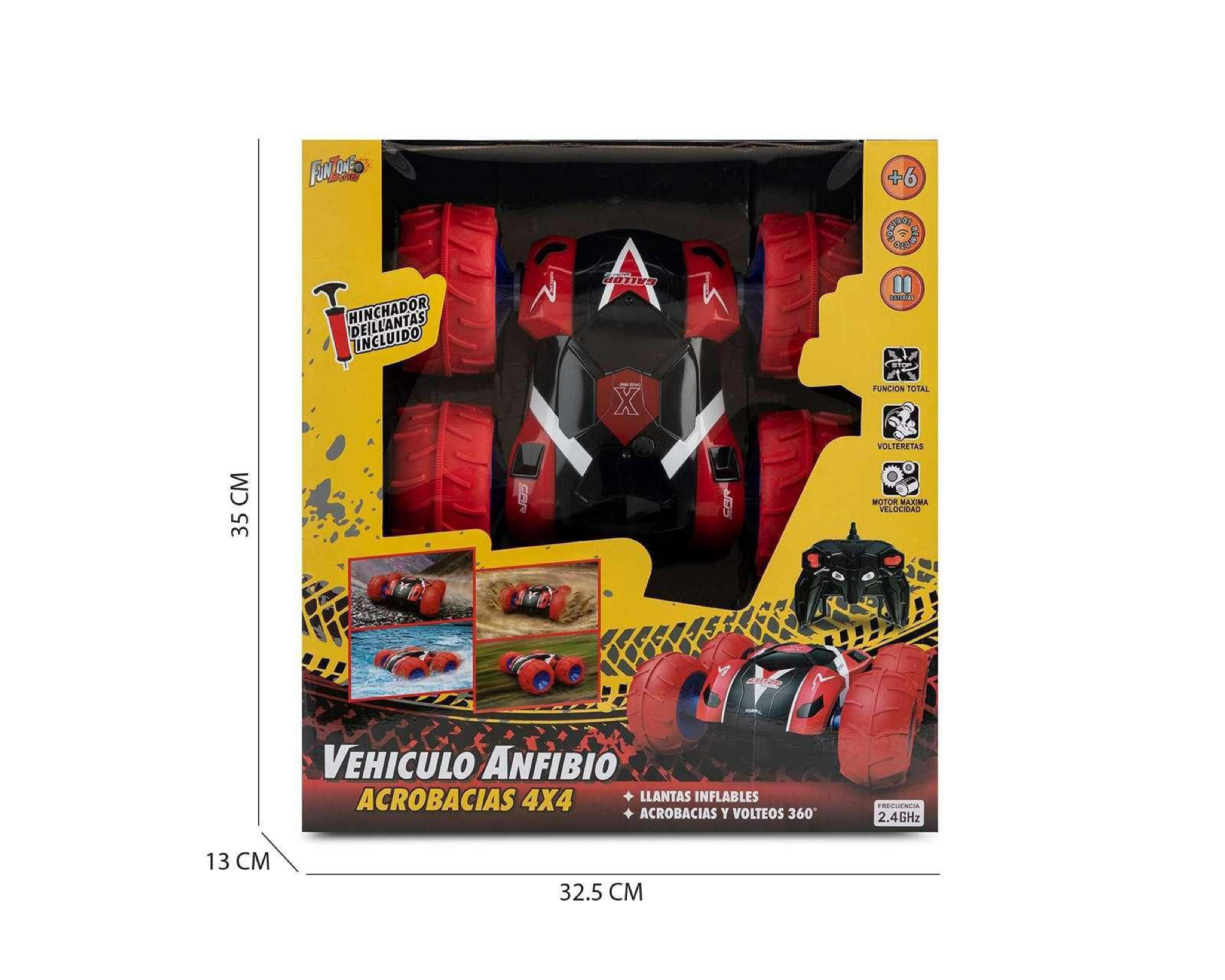 Foto 4 pulgar | Carro a Control Remoto Funzone