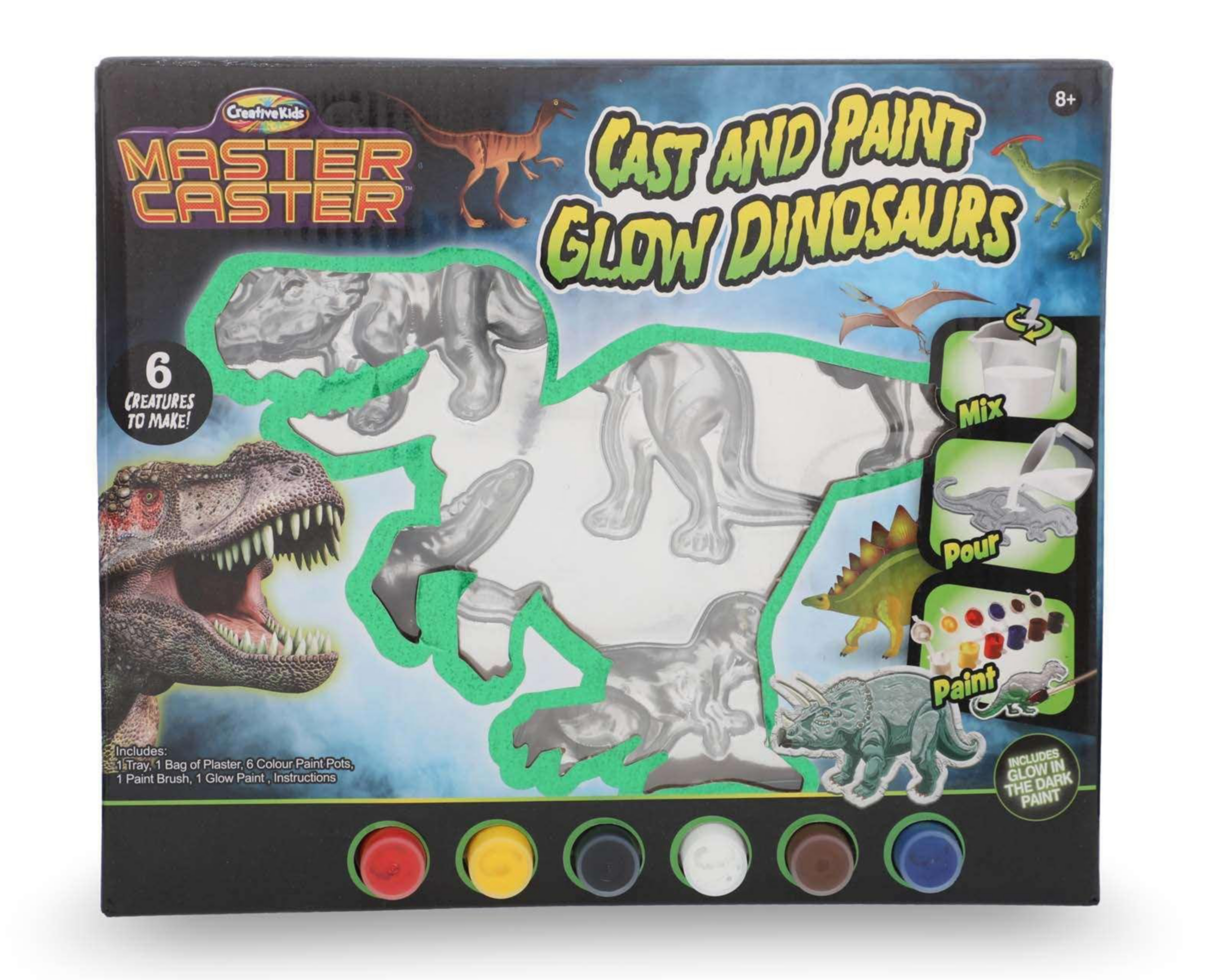 Figuras para Pintar Creative Kids Dinosaurios $89