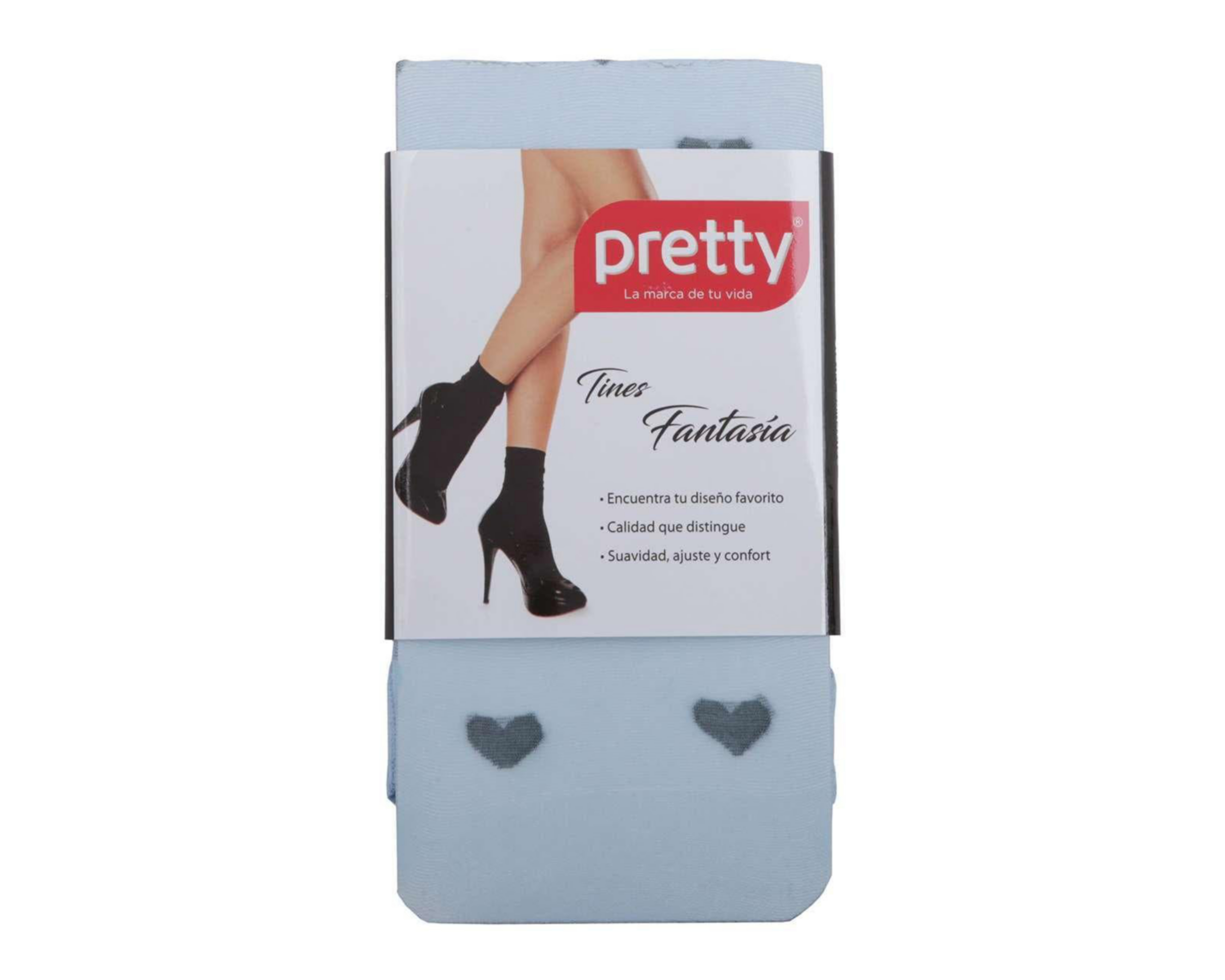 Foto 1 | Tobimedias Pretty Legs Azul Estampadas