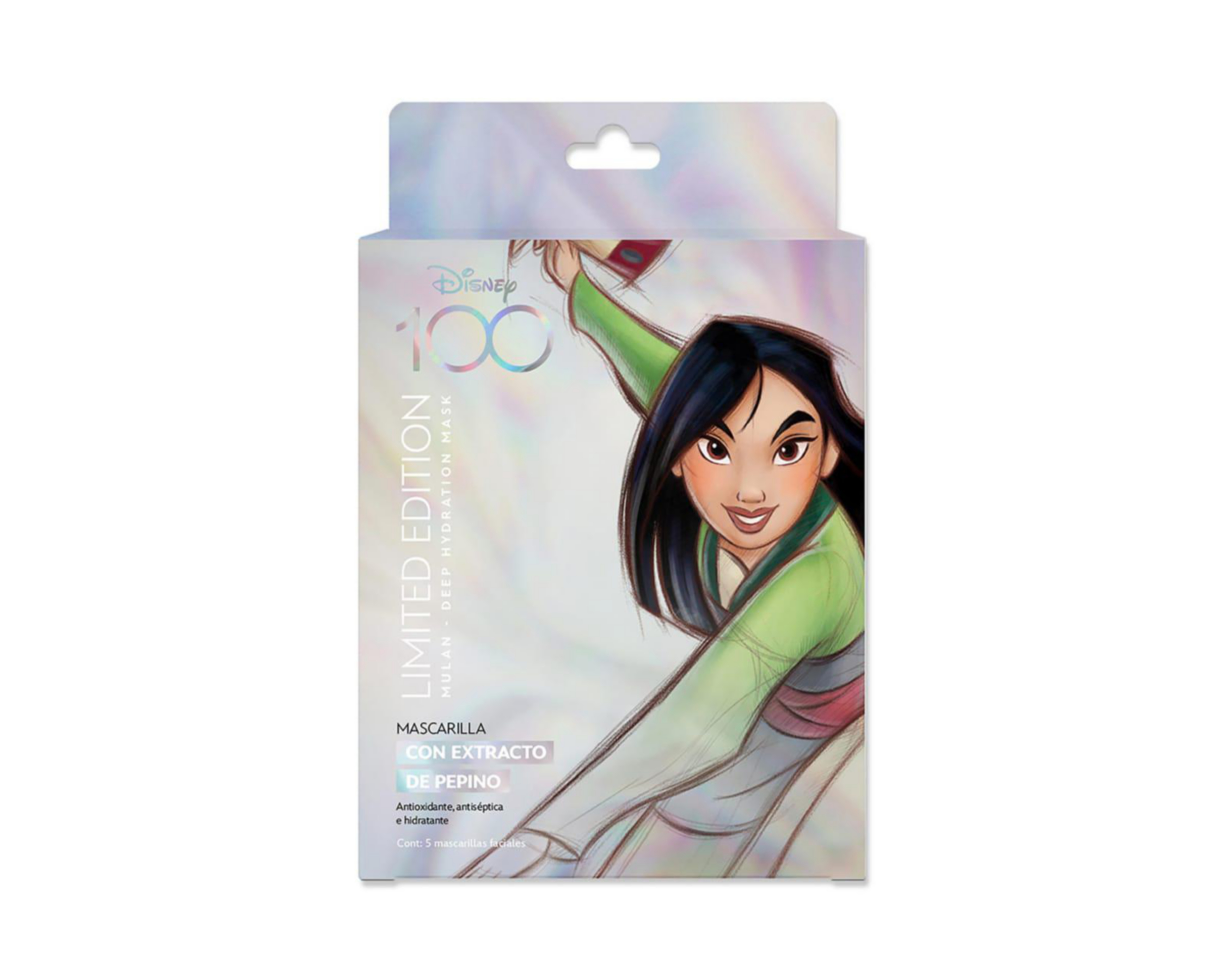 Mascarilla Facial Disney para Piel Seca con Extracto de Pepino