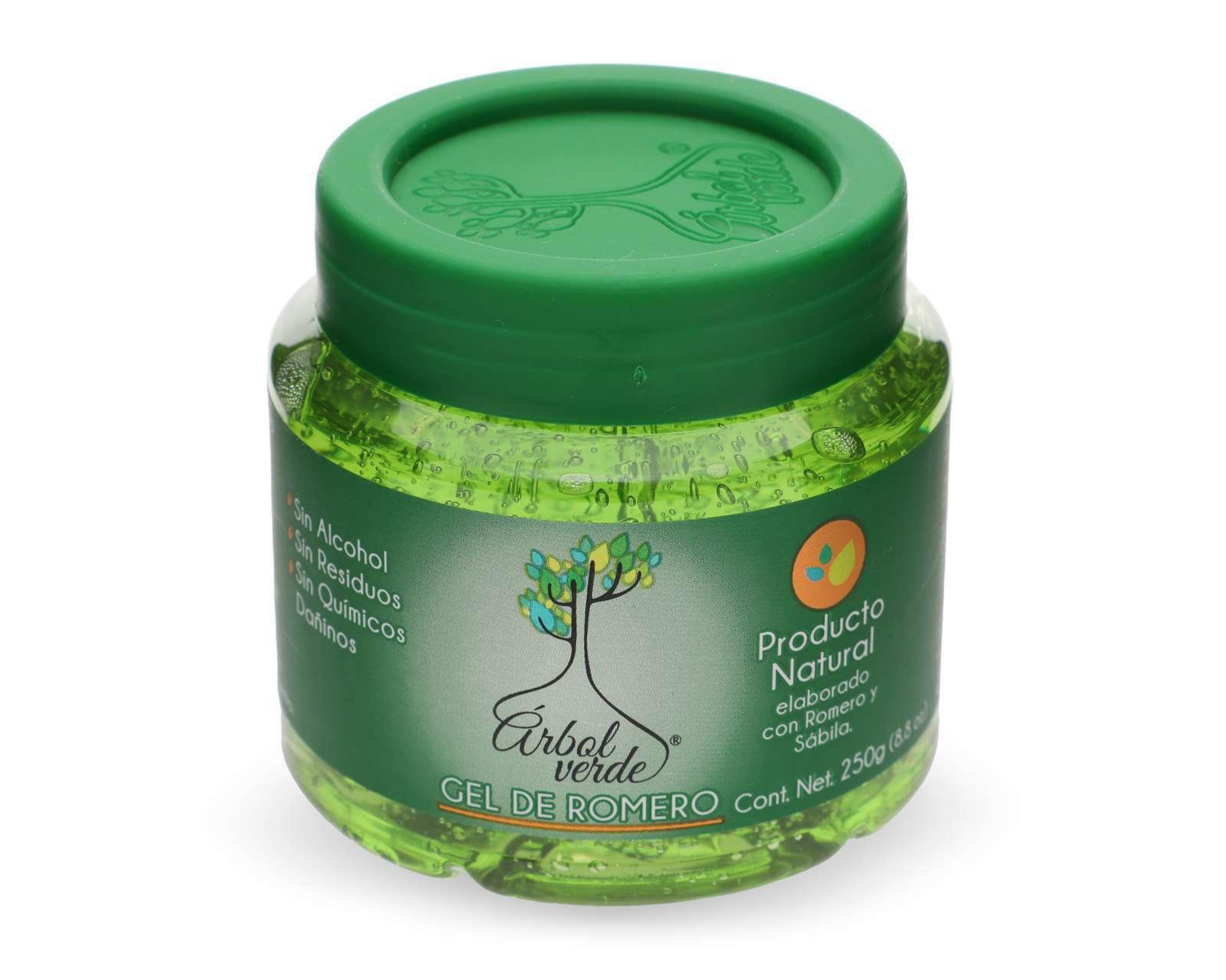 Gel para el Cabello Árbol Verde de Romero 250 g