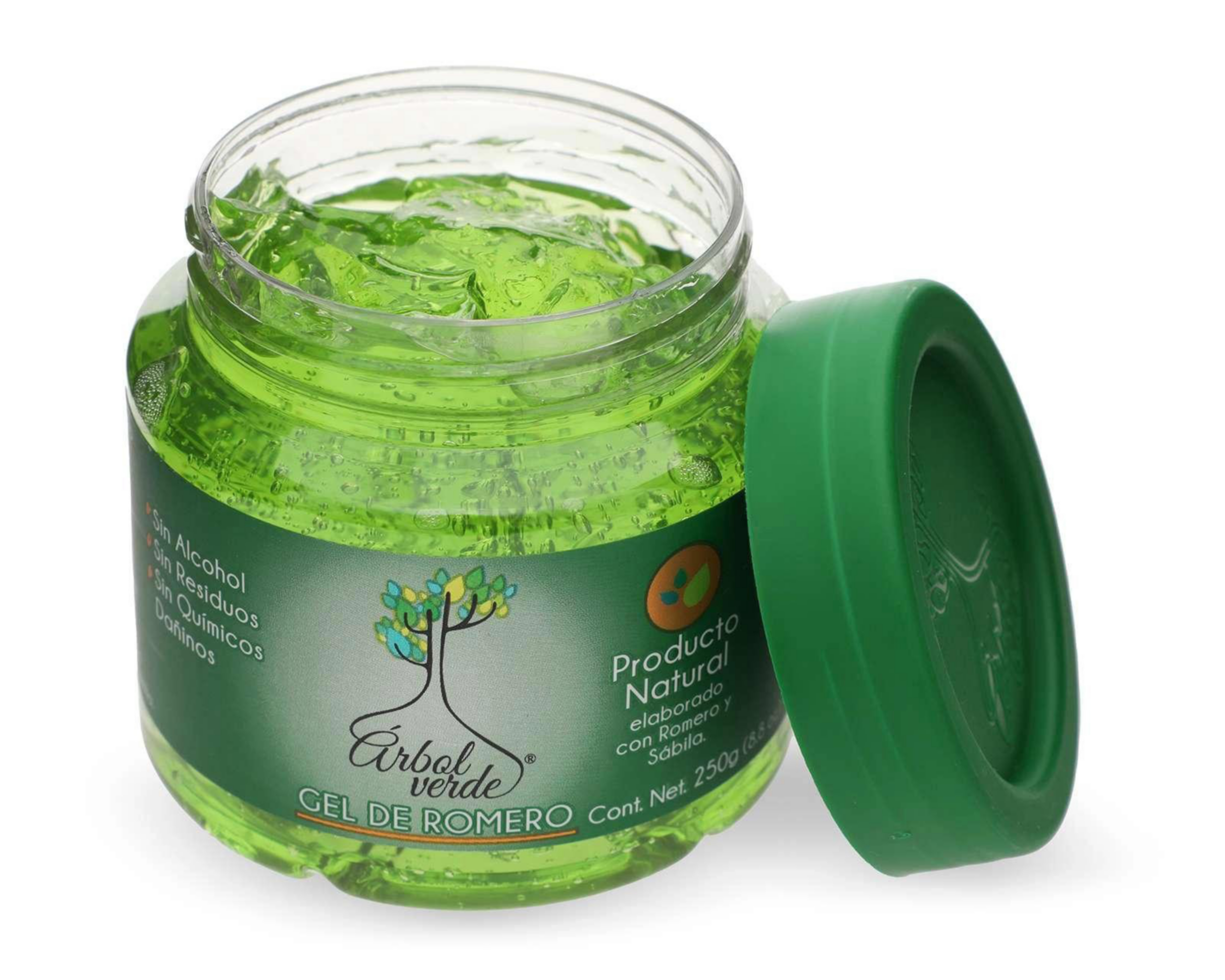 Foto 3 pulgar | Gel para el Cabello Árbol Verde de Romero 250 g