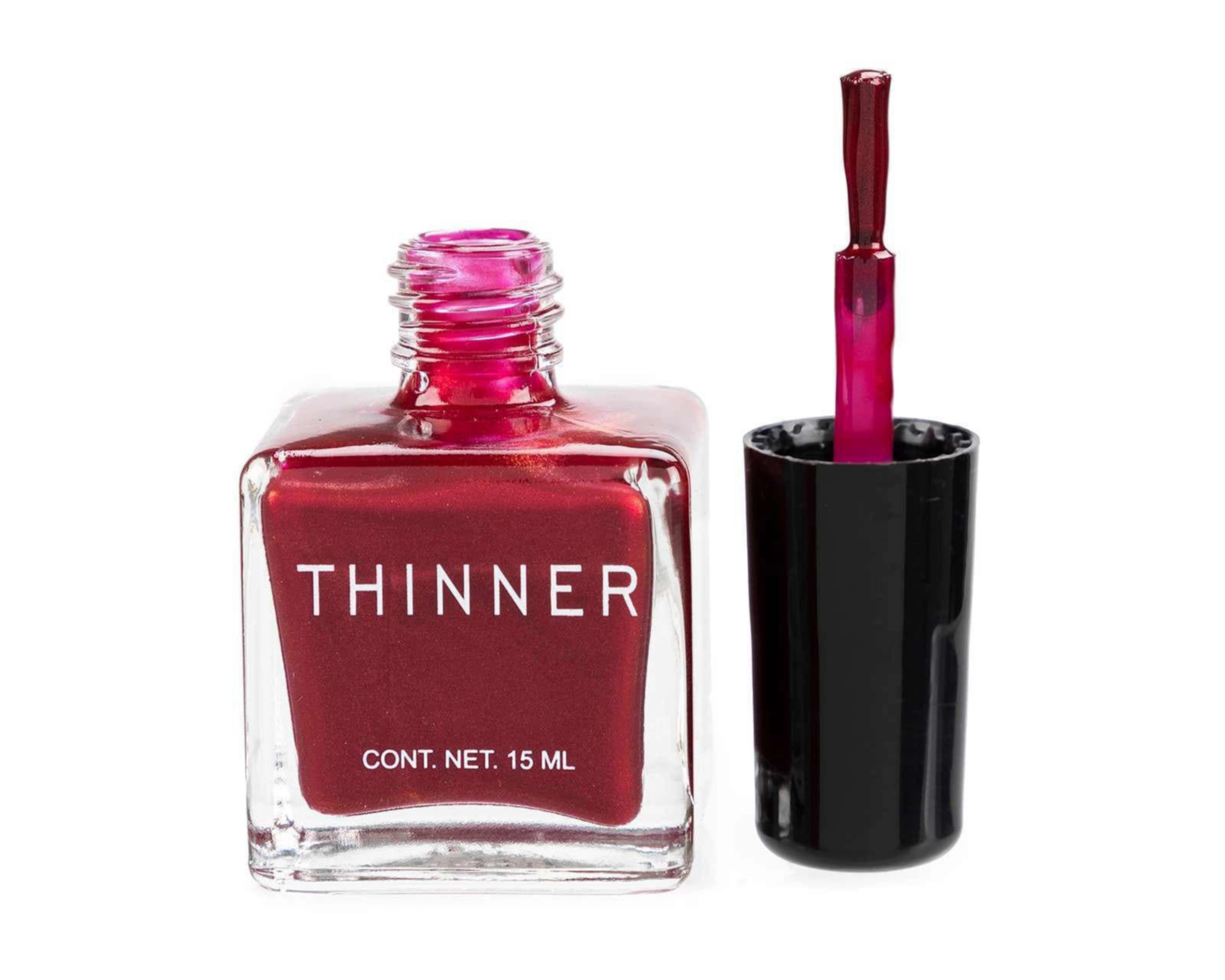 Foto 2 | Esmalte para Uñas Thinner Rojo 15 ml