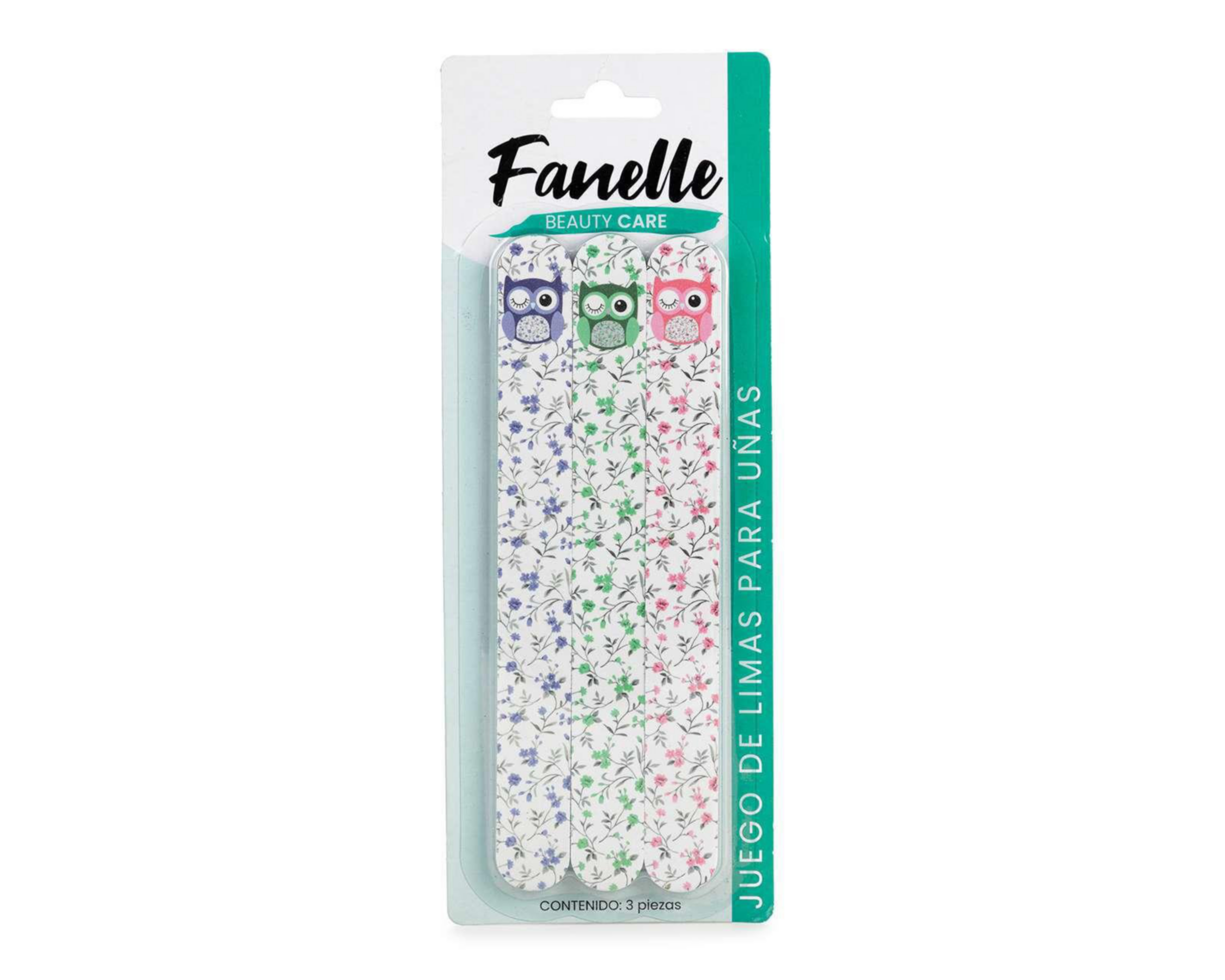 Foto 1 | Lima para Uñas Fanelle 3 Piezas