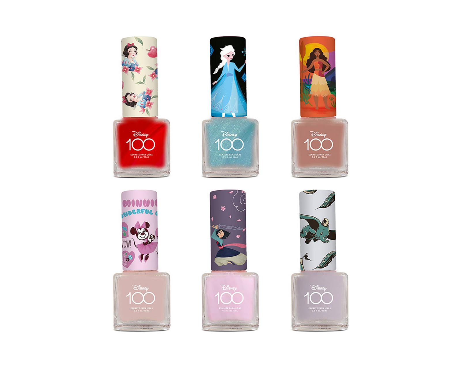 Foto 4 | Esmalte para Uñas Republic Cosmetics Disney 100 6 Piezas